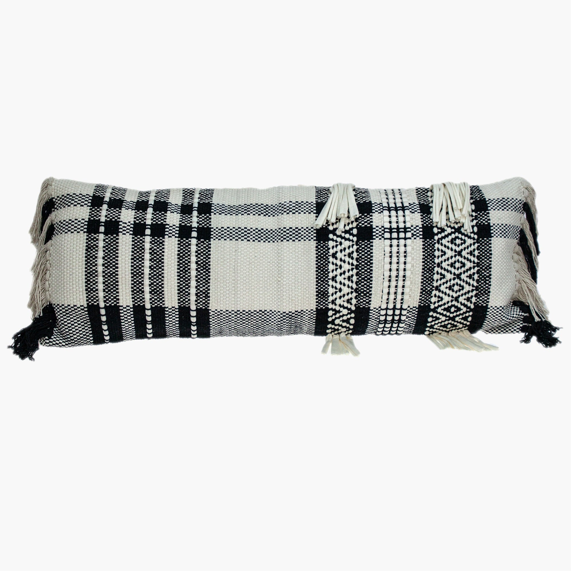 Parkland Collection Minos Transitional White Throw Pillow
