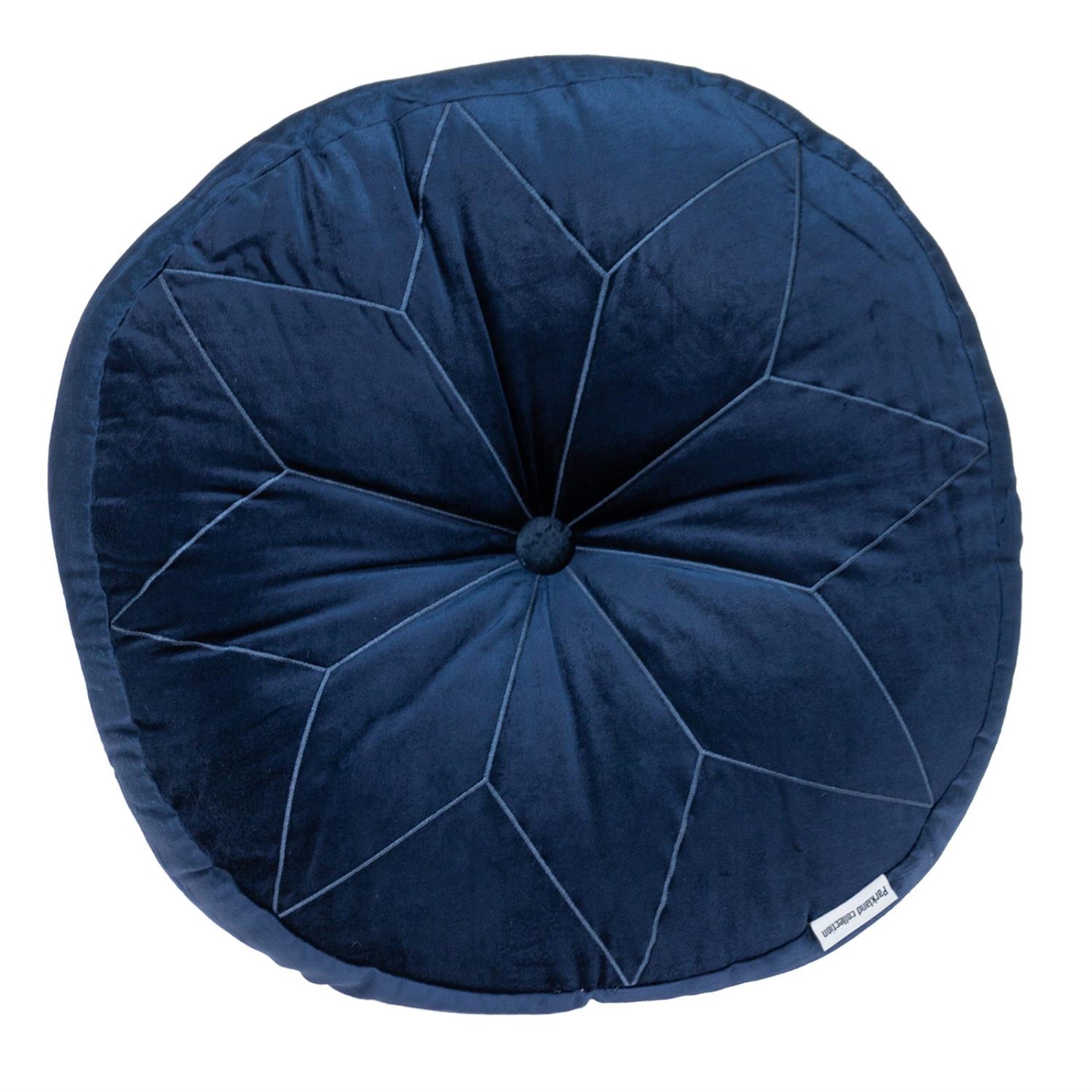 Parkland Collection Dorte Transitional Navy Floor Pillow