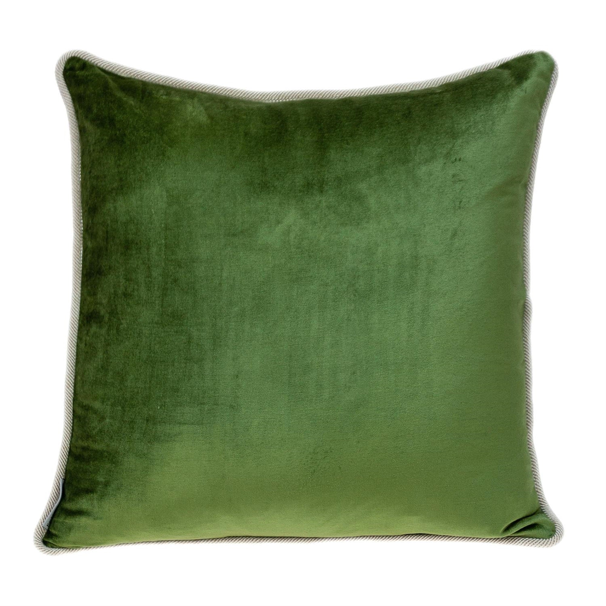Parkland Collection Maia Transitional Olive Throw Pillow