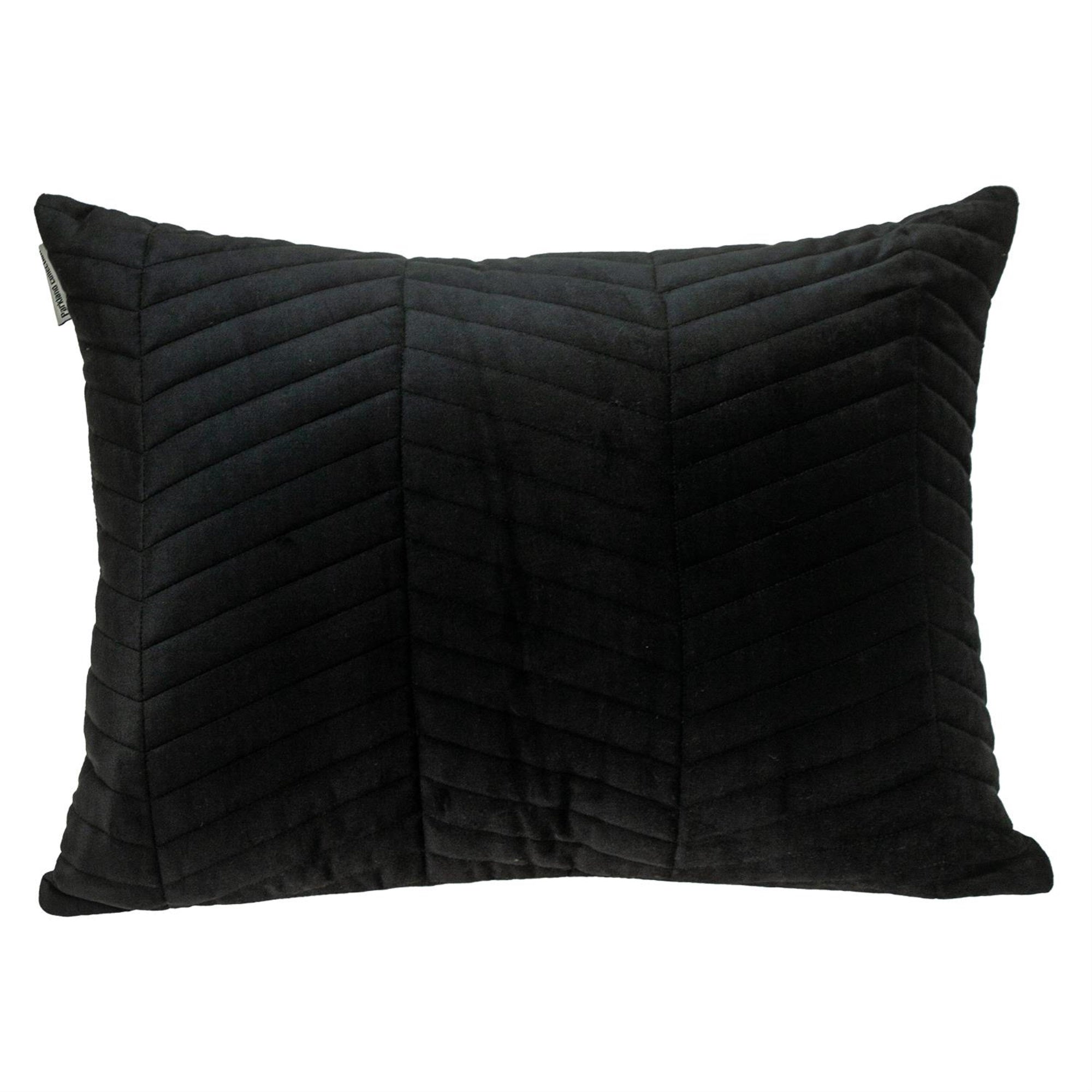 Parkland Collection Somin Transitional Black Throw Pillow