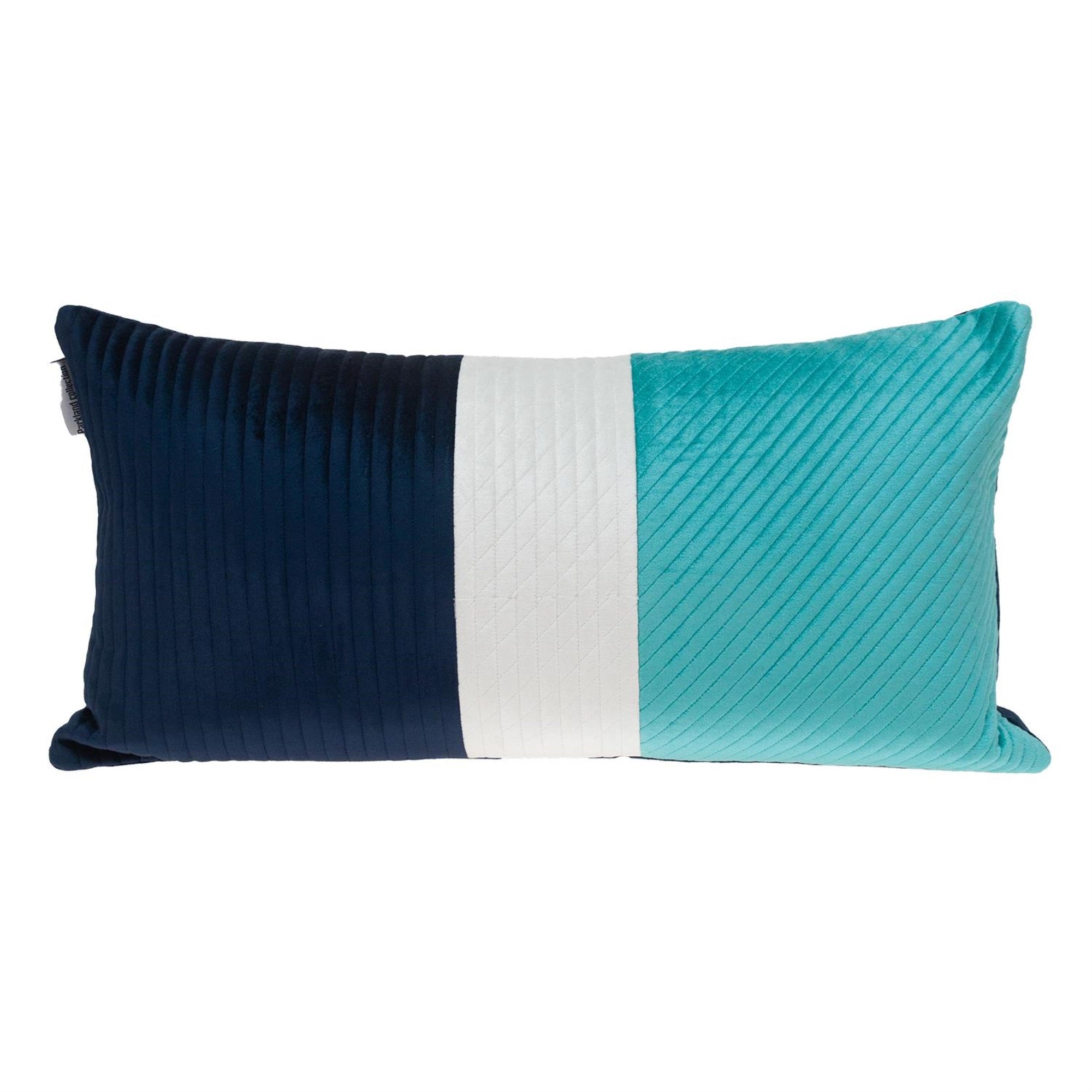 Parkland Collection Hiro Transitional Navy Throw Pillow