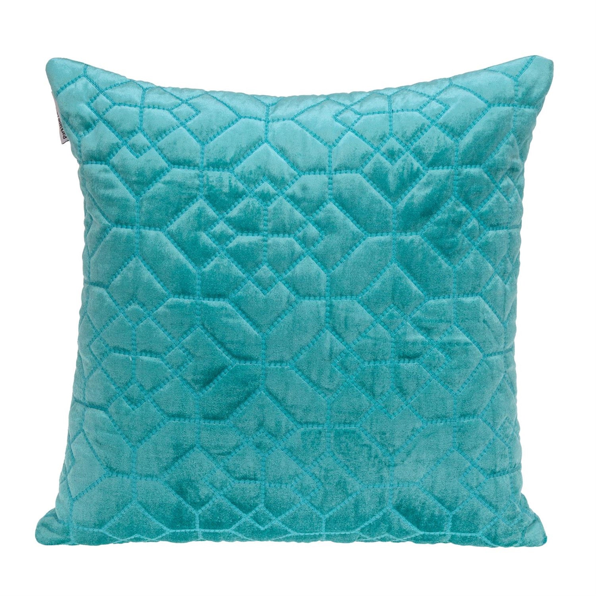 Parkland Collection Sora Transitional Aqua Throw Pillow