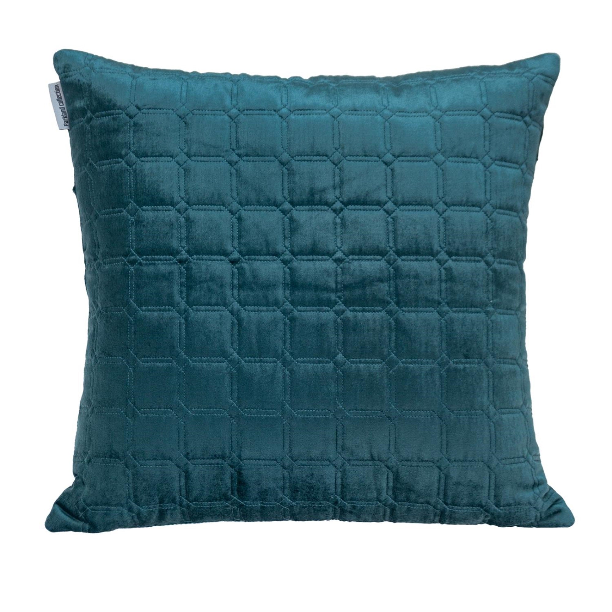 Parkland Collection Marrisa Transitional Teal Throw Pillow