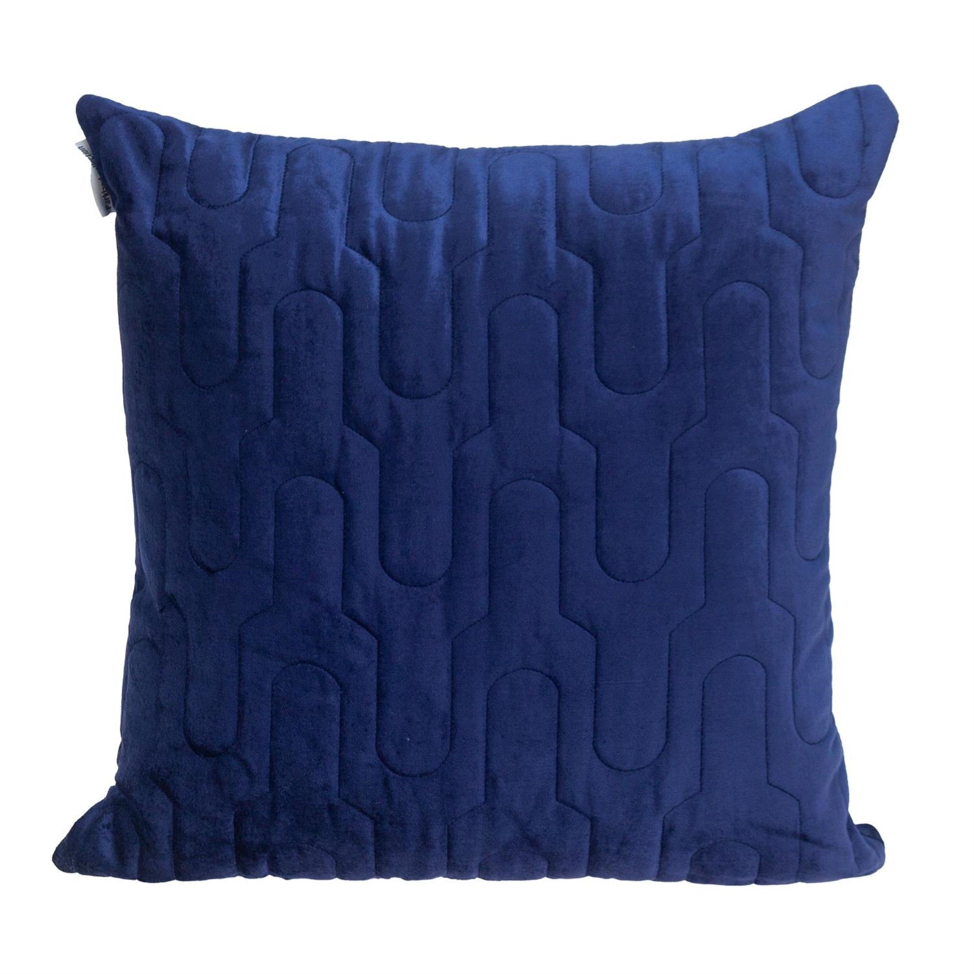 Parkland Collection Basil Transitional Blue Throw Pillow