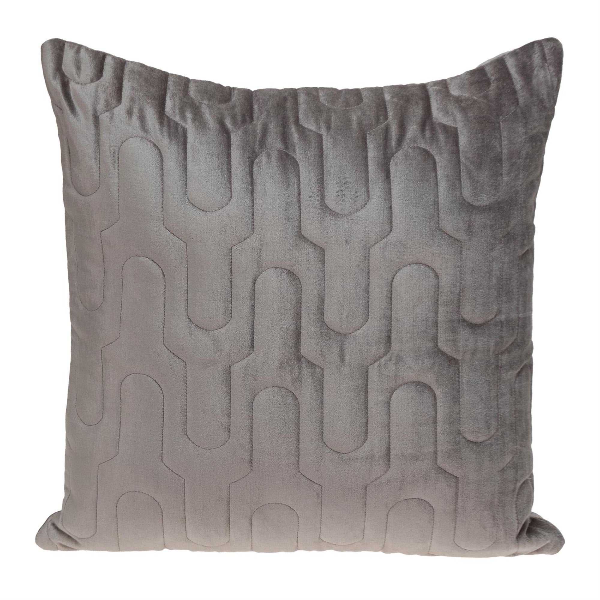 Parkland Collection Basil Transitional Taupe Throw Pillow