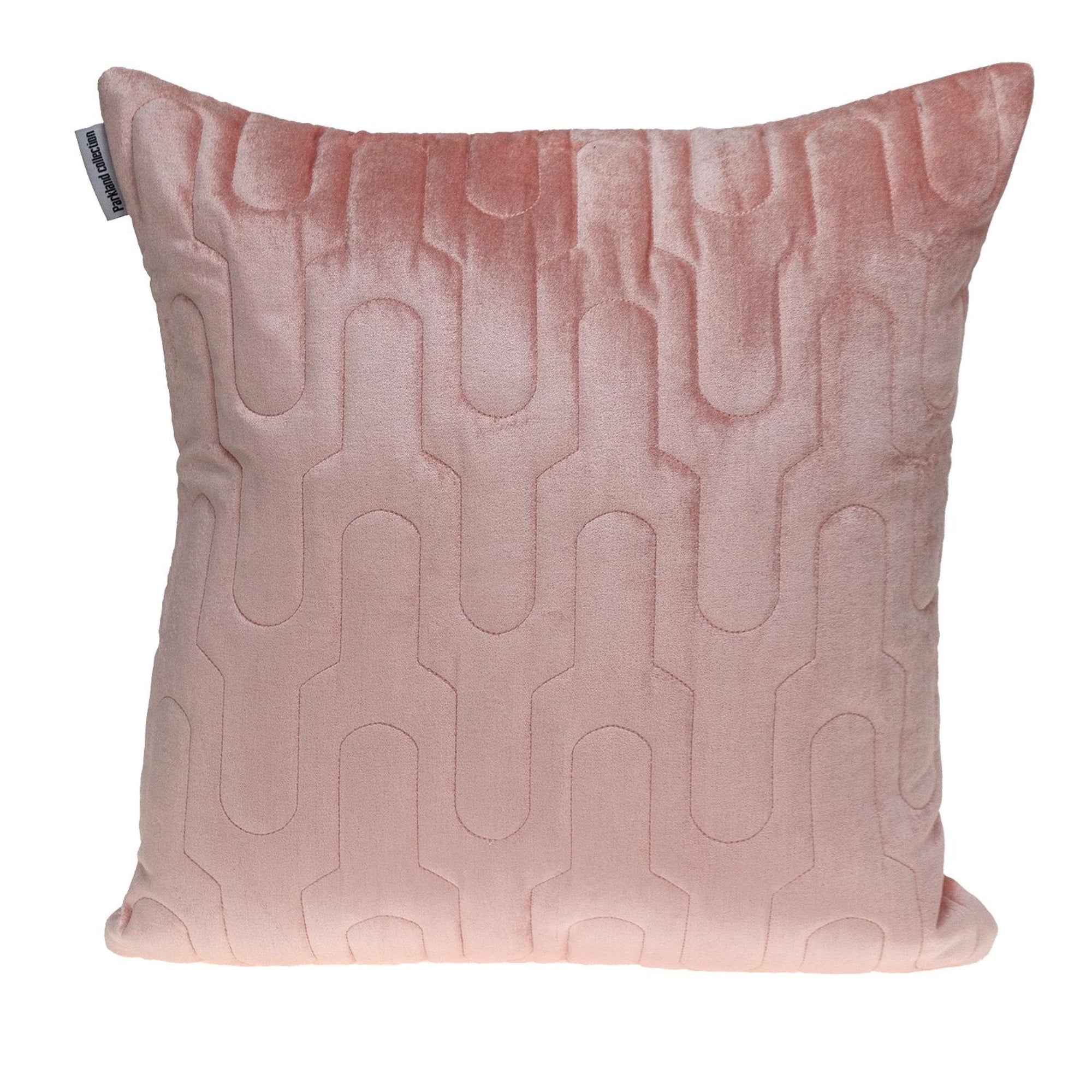 Parkland Collection Basil Transitional Pink Throw Pillow