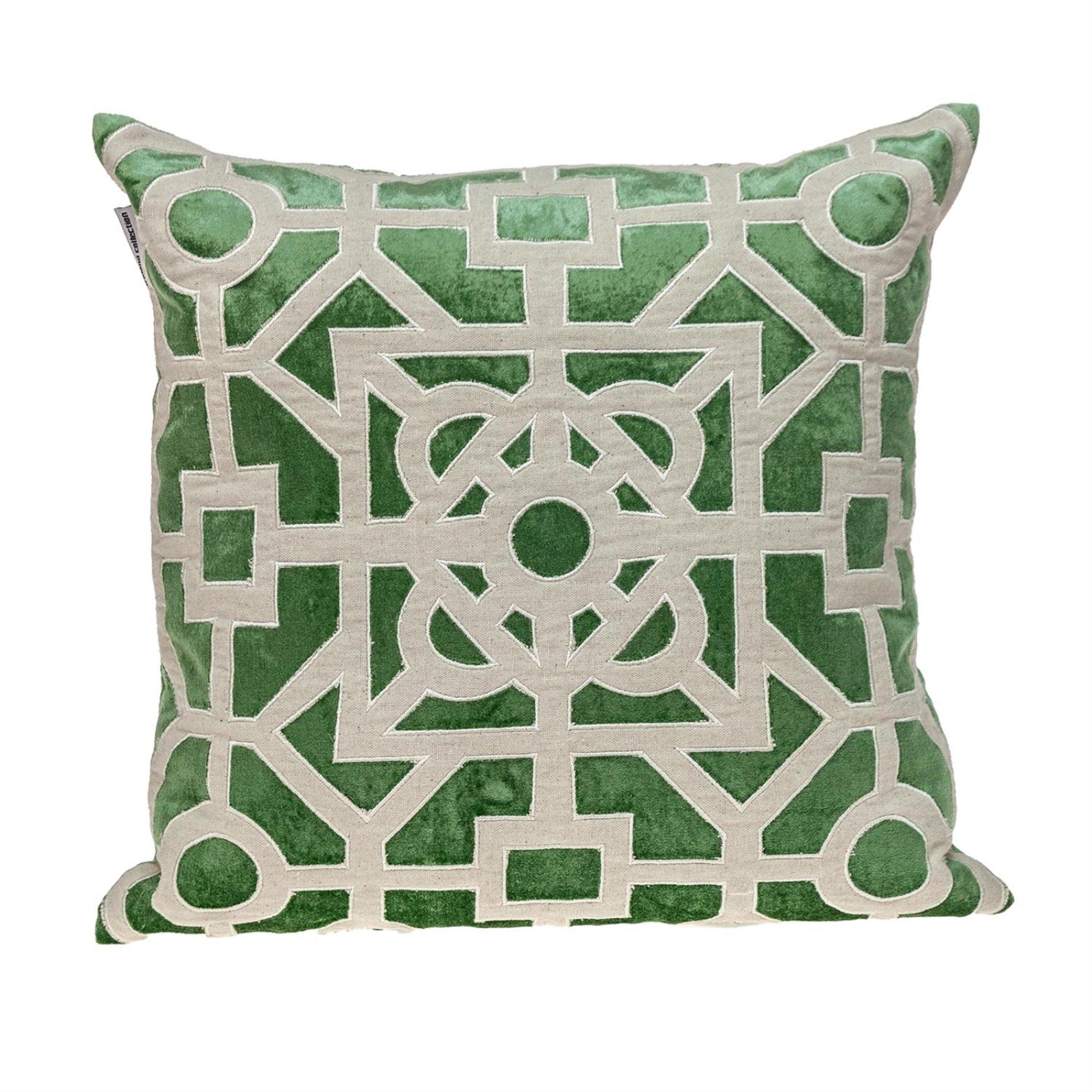 Parkland Collection Hazel Transitional Green/Sage Throw Pillow