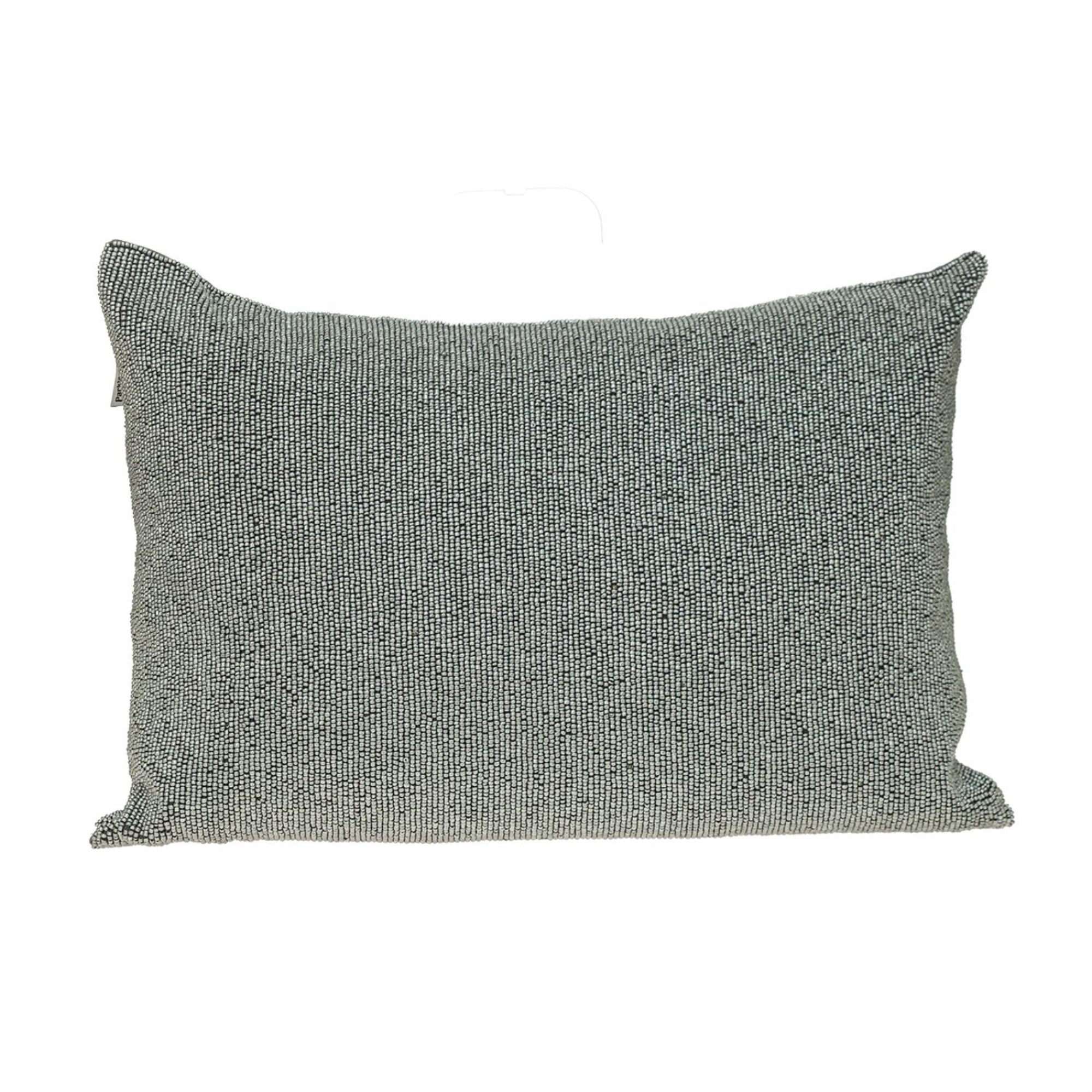 Parkland Collection Aster Transitional Silver Throw Pillow