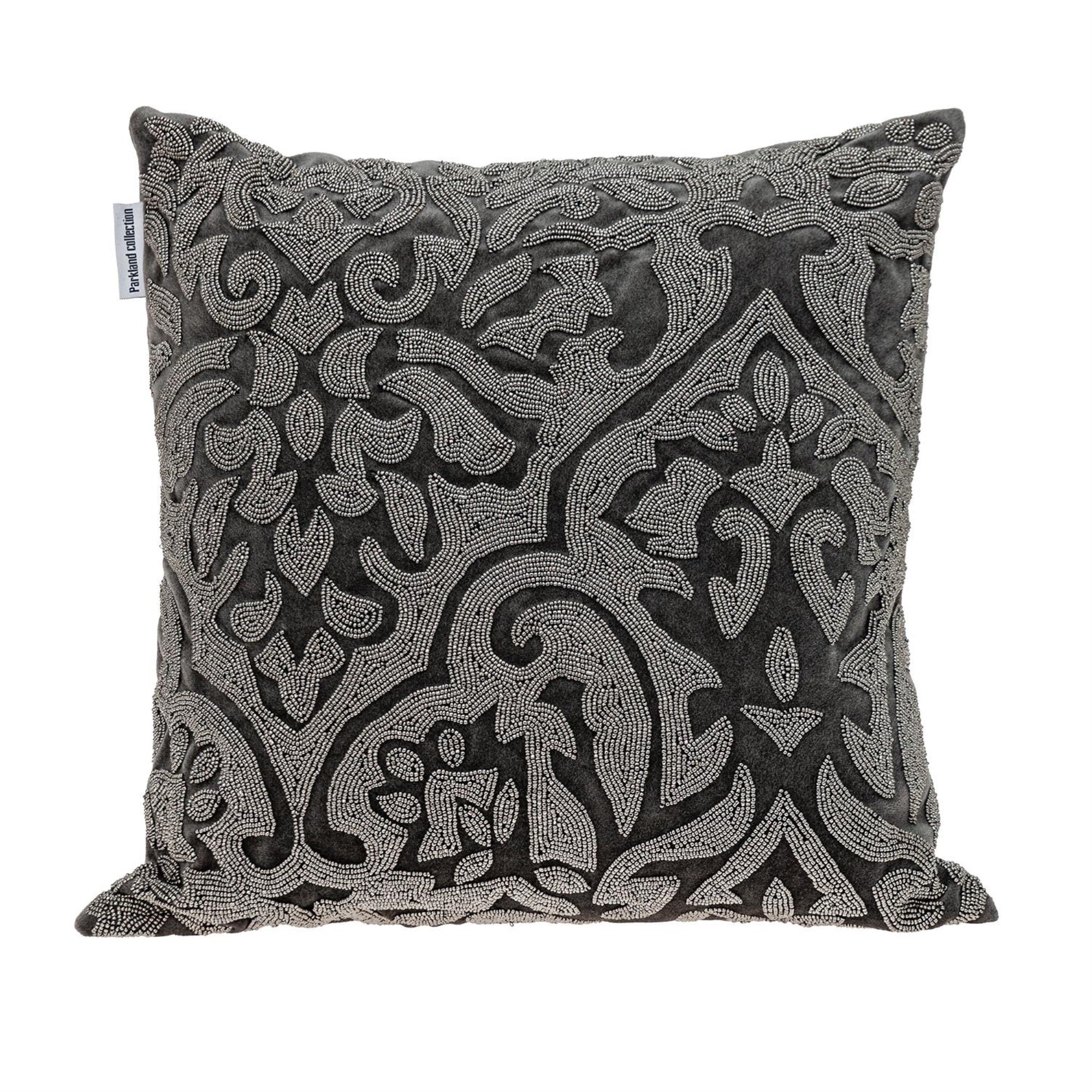 Parkland Collection Carmela Transitional Gray Throw Pillow