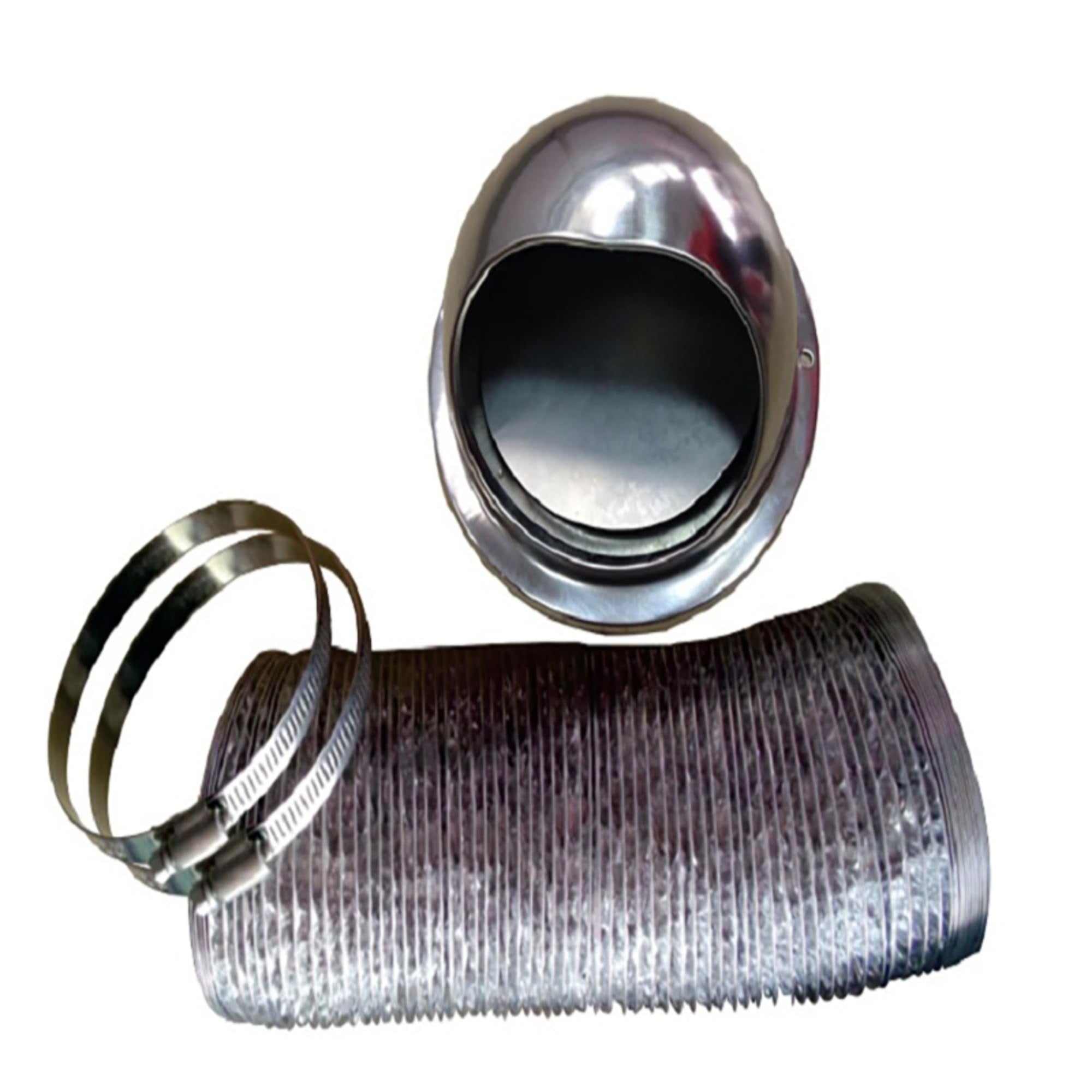 Pinnacle 18-1064 Outside Vent Kit With Damper For Dryer - Stainless Steel