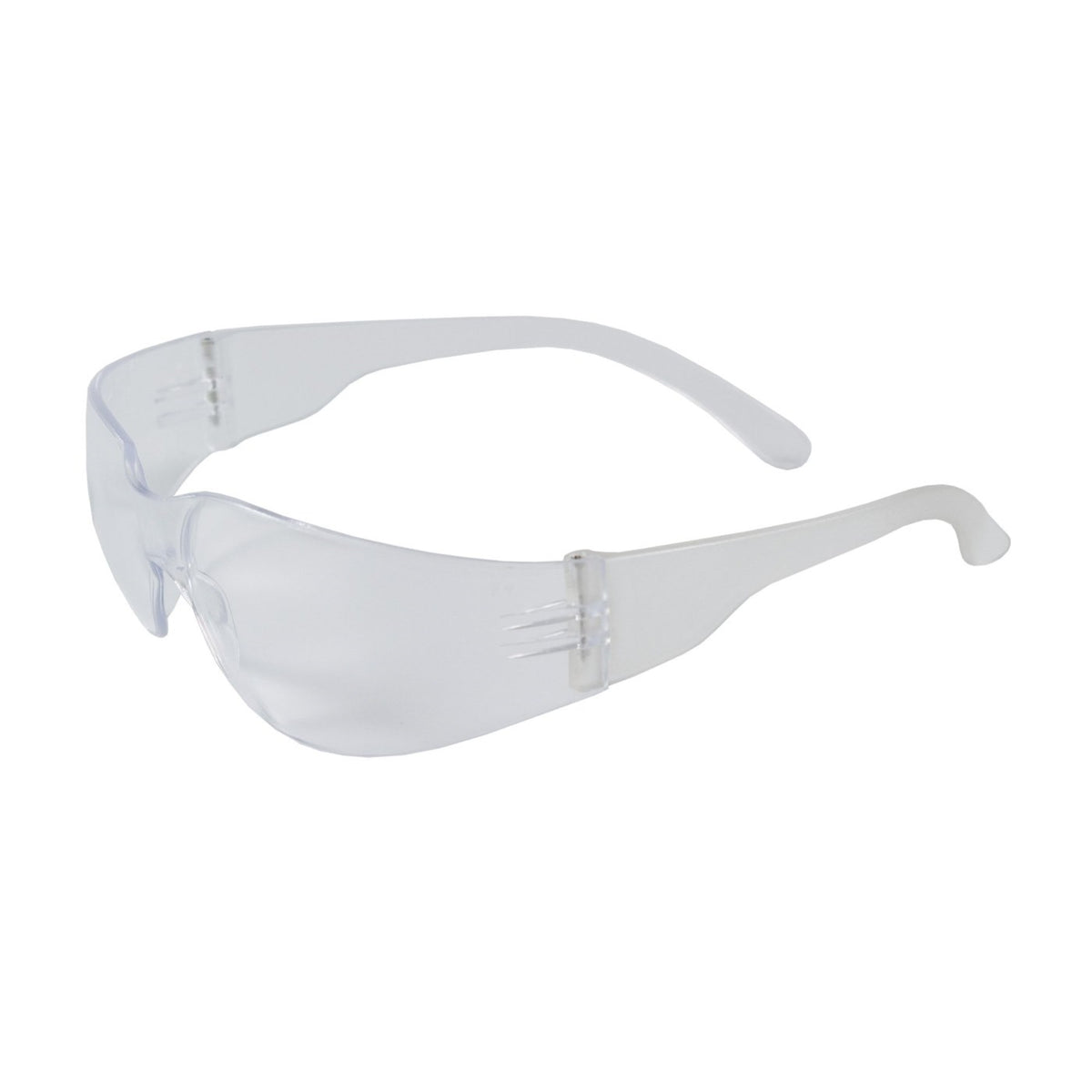 Zenon Z11Sm 250-00-0900 Rimless Safety Glasses With Clear Temple, Clear Lens And Anti-Scratch Coating