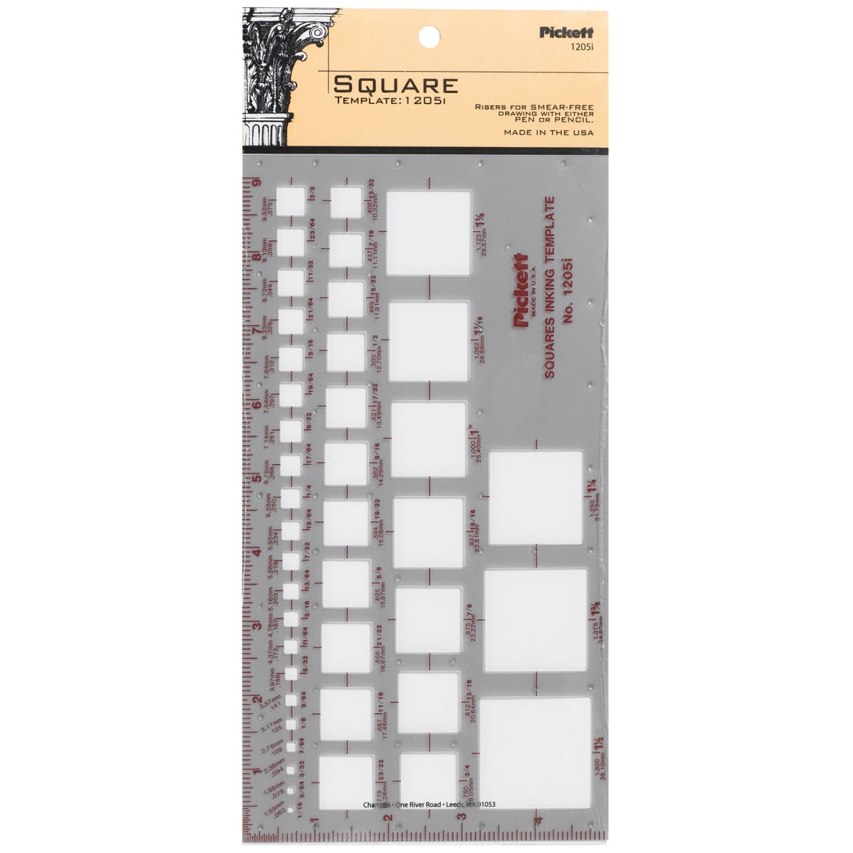 Pickett Square Inking Template