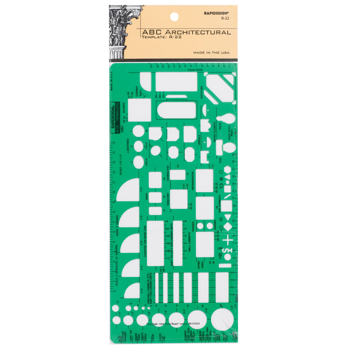 Pickett Abc Architectural Template, 1/4 = 1'