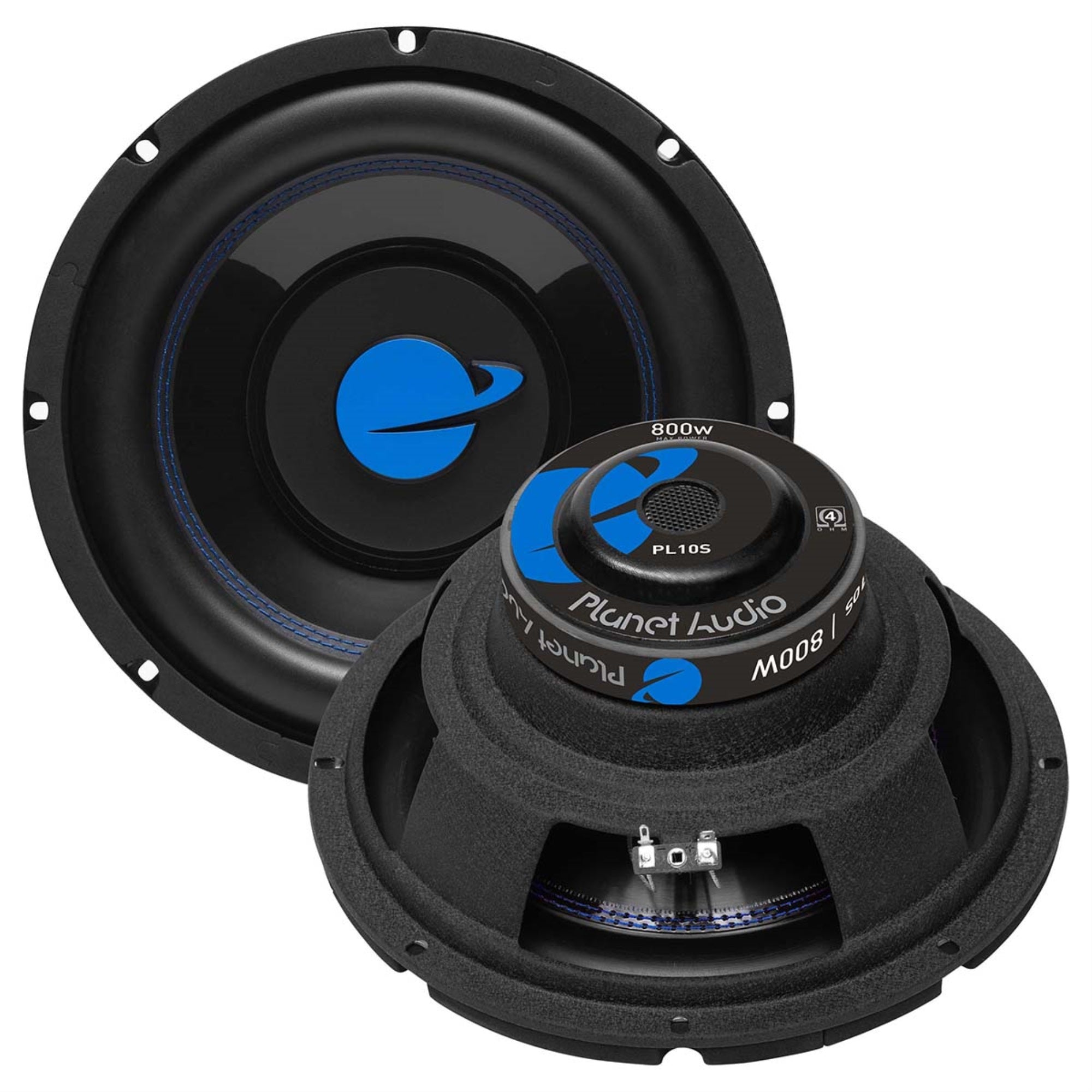 Planet Audio 10' Woofer 800W Max Single 4 Ohm Voice Coil
