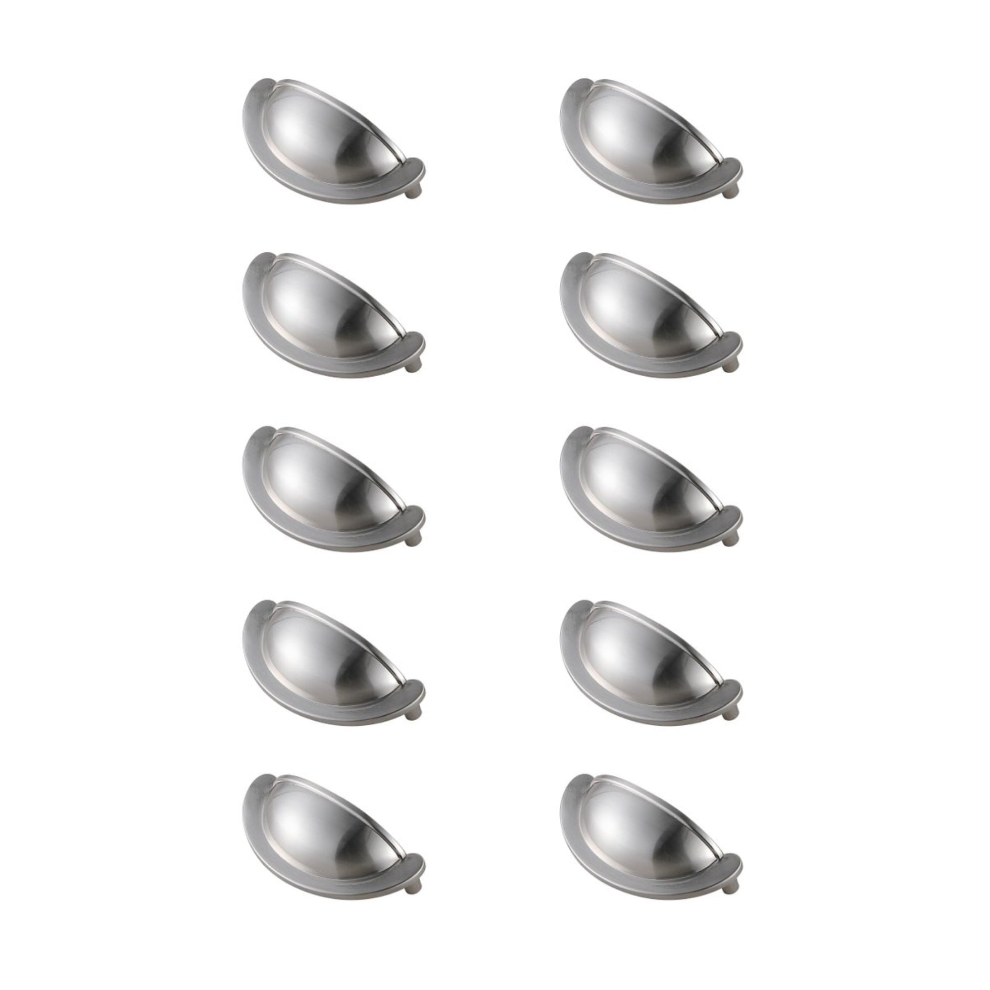 Claude 2-3/4 Center To Center Brushed Nickel Cup Bar Pull Multipack (Set Of 10)
