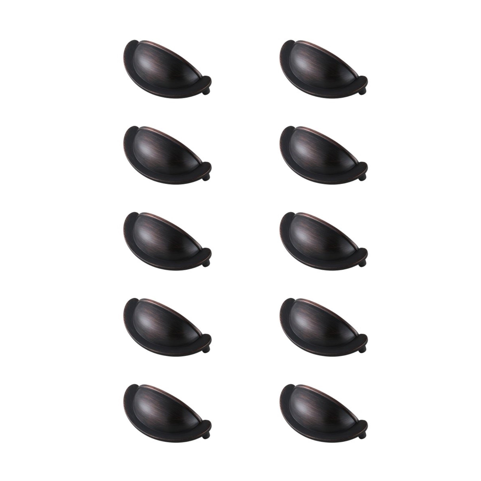 Claude 2-3/4 Center To Center Oil-Rubbed Bronze Cup Bar Pull Multipack (Set Of 10)