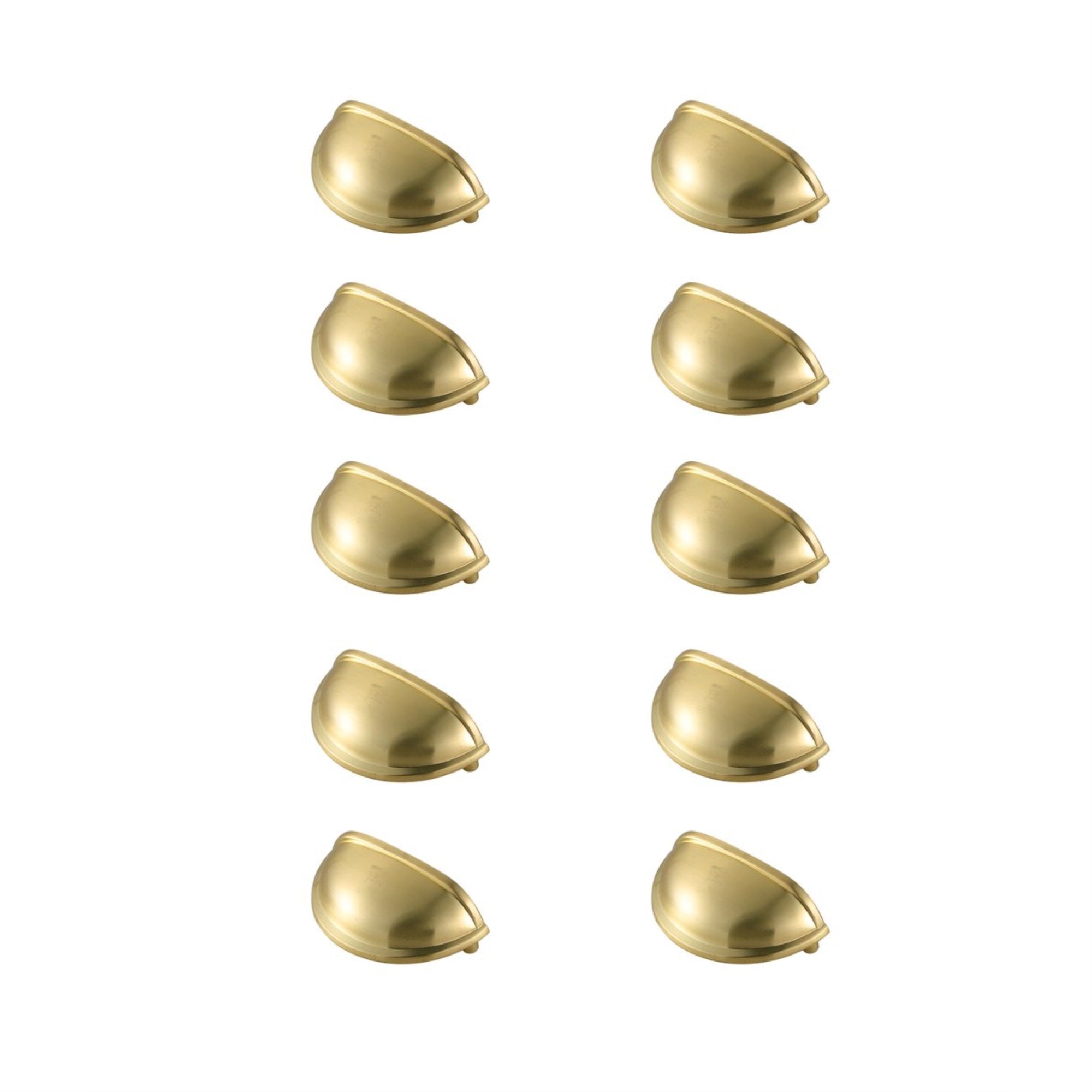 Atticus 3 Center To Center Brushed Gold Cup Bar Pull Multipack (Set Of 10)