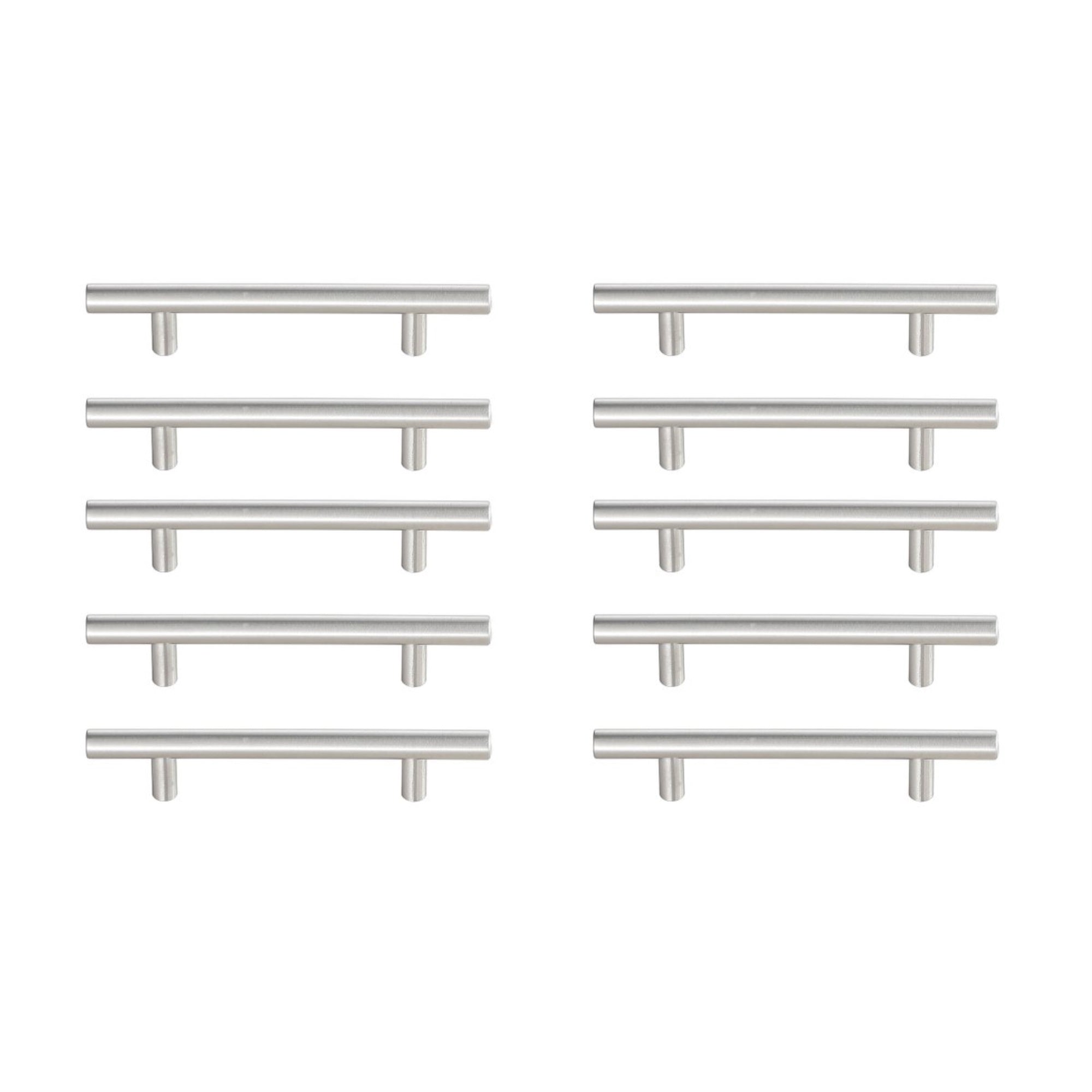 Quinn 4' Center To Center Brushed Nickel Bar Pull Multipack (Set Of 10)