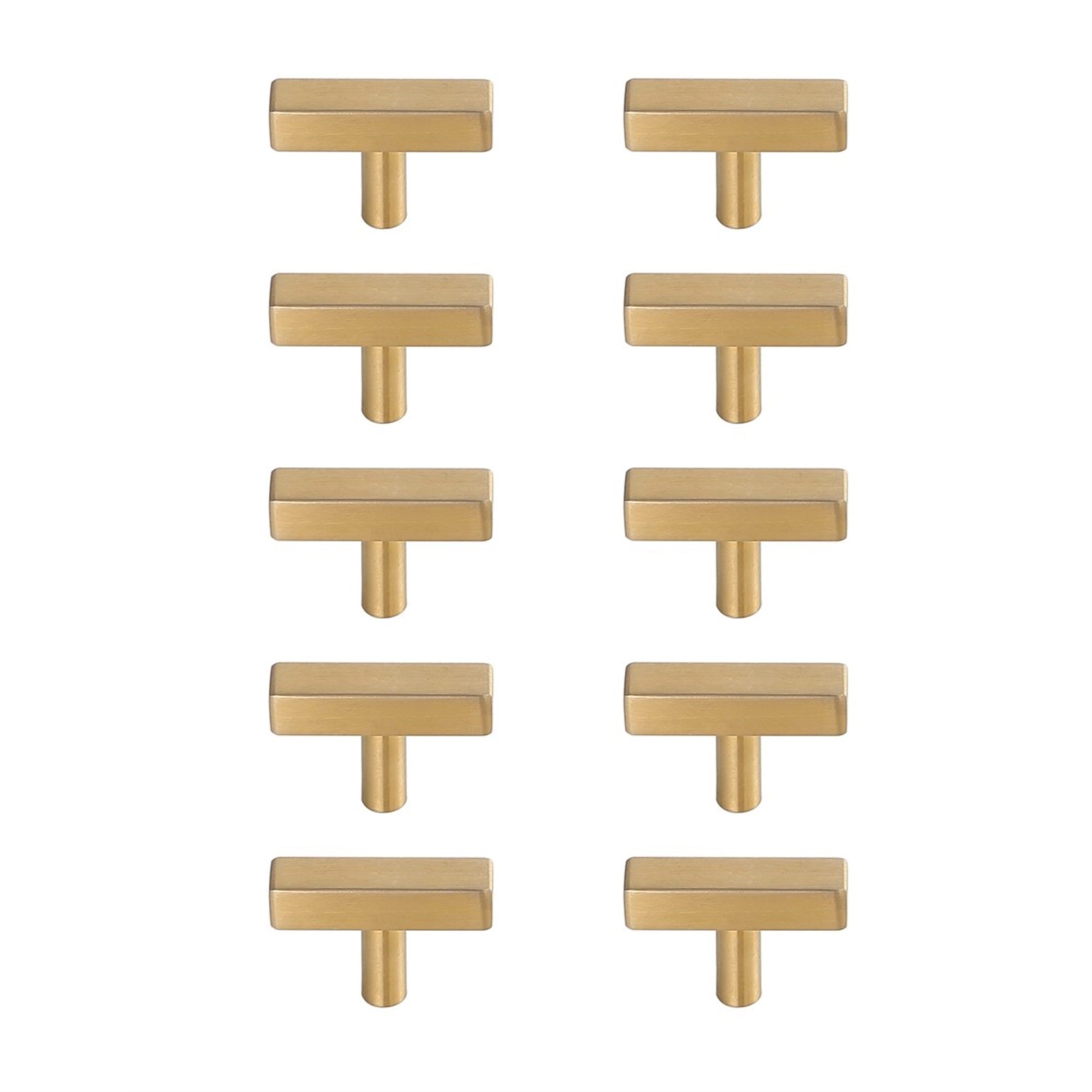 Dior Brass T Bar Pull Multipack (Set Of 10)