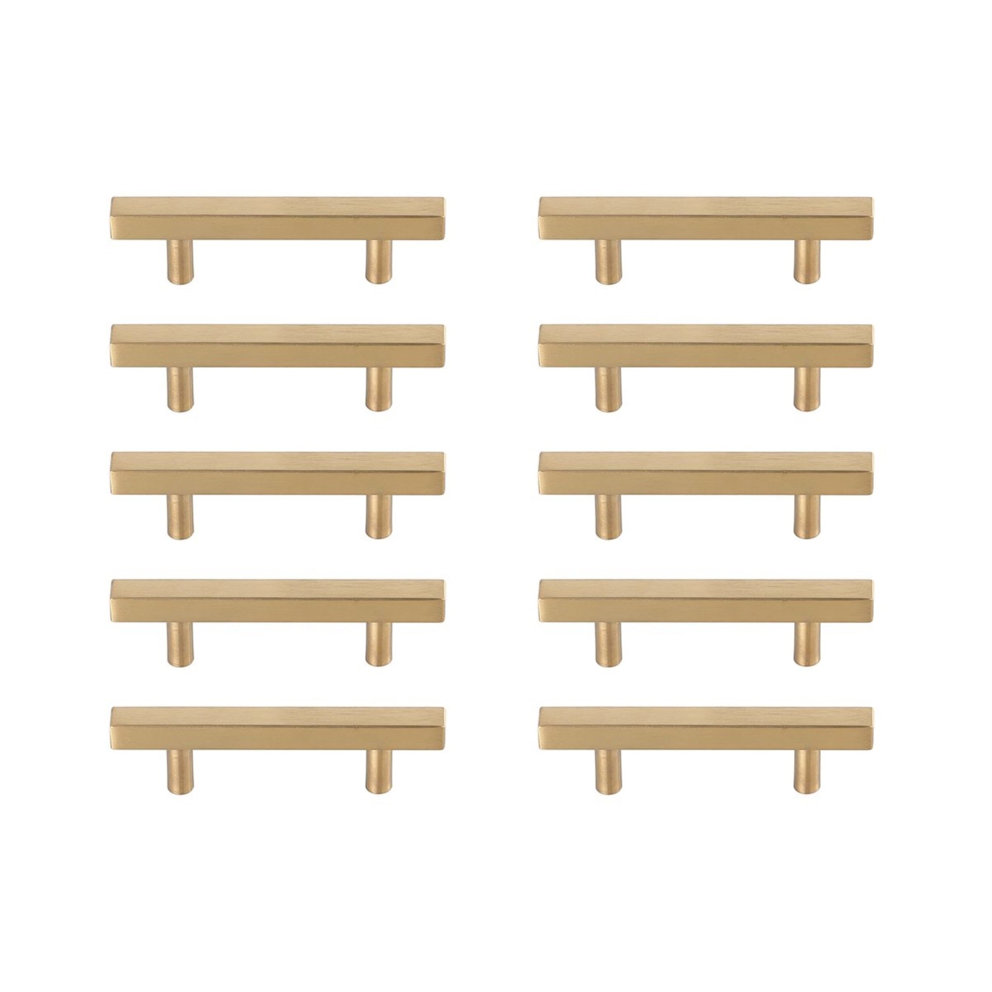 Dior 3 Center To Center Brass Bar Pull Multipack (Set Of 10)