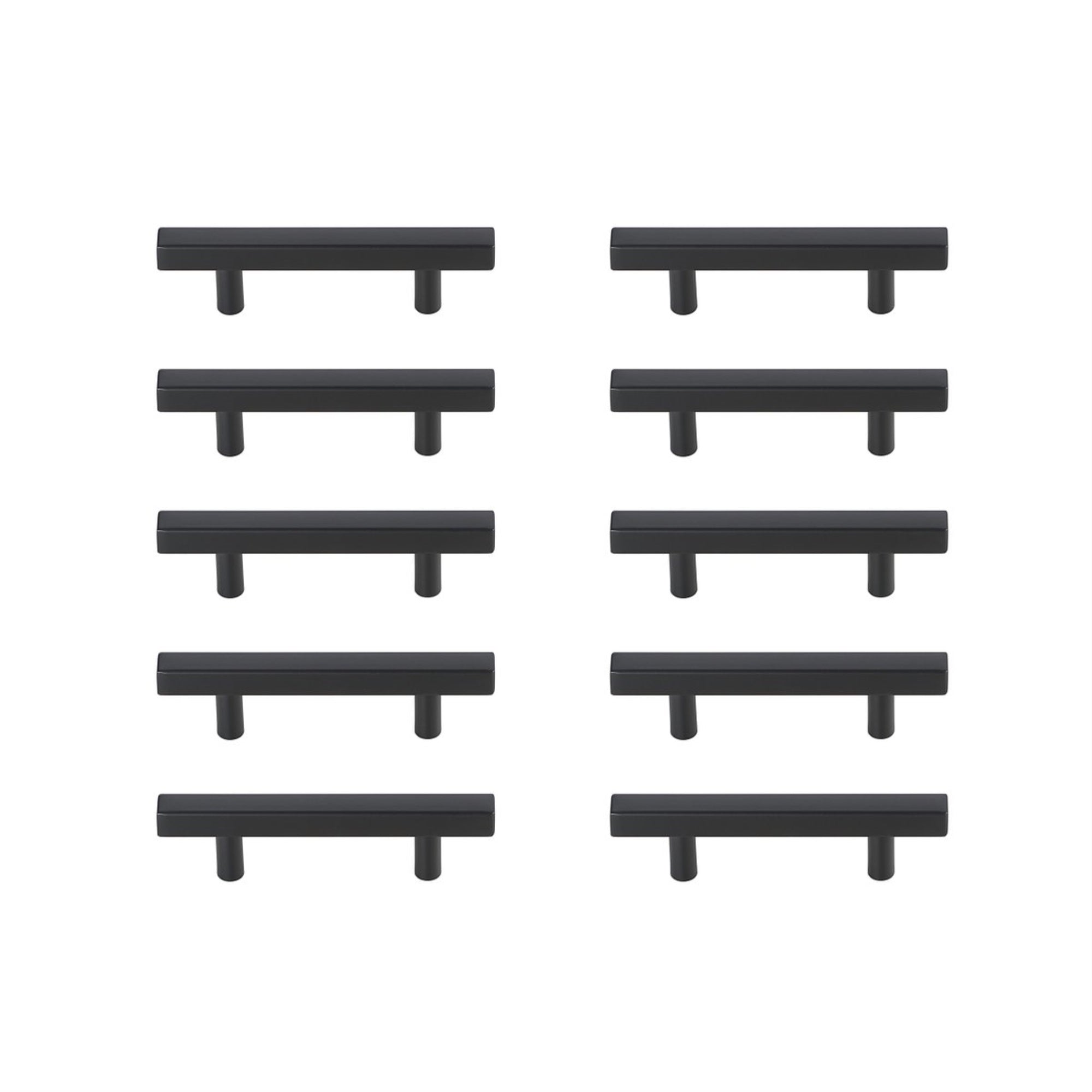 Dior 3' Center To Center Matte Black Bar Pull Multipack (Set Of 10)