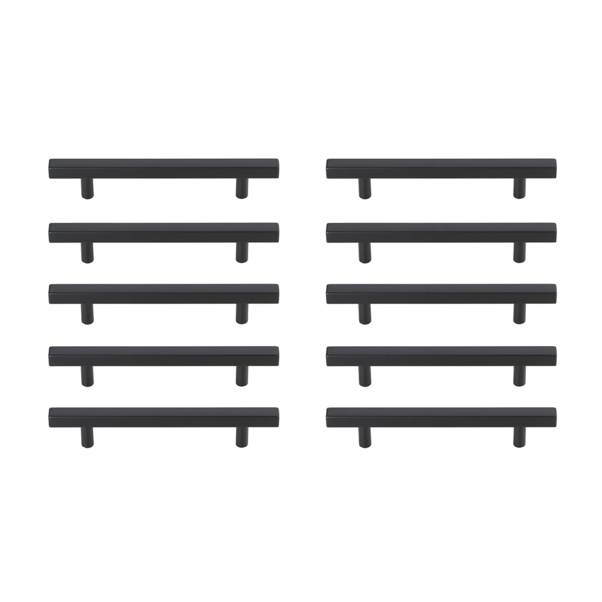 Dior 5 Center To Center Matte Black Bar Pull Multipack (Set Of 10)