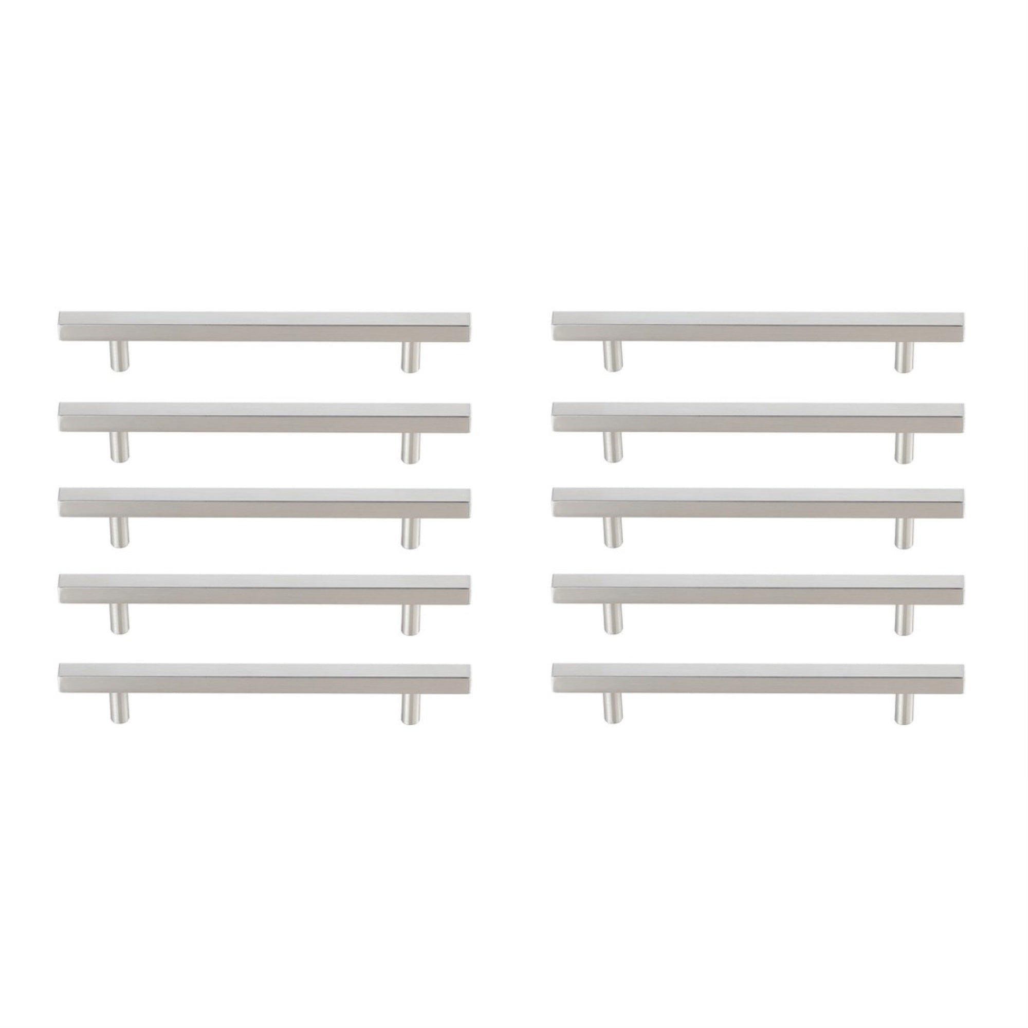 Dior 6-5/16 Center To Center Brushed Nickel Bar Pull Multipack (Set Of 10)