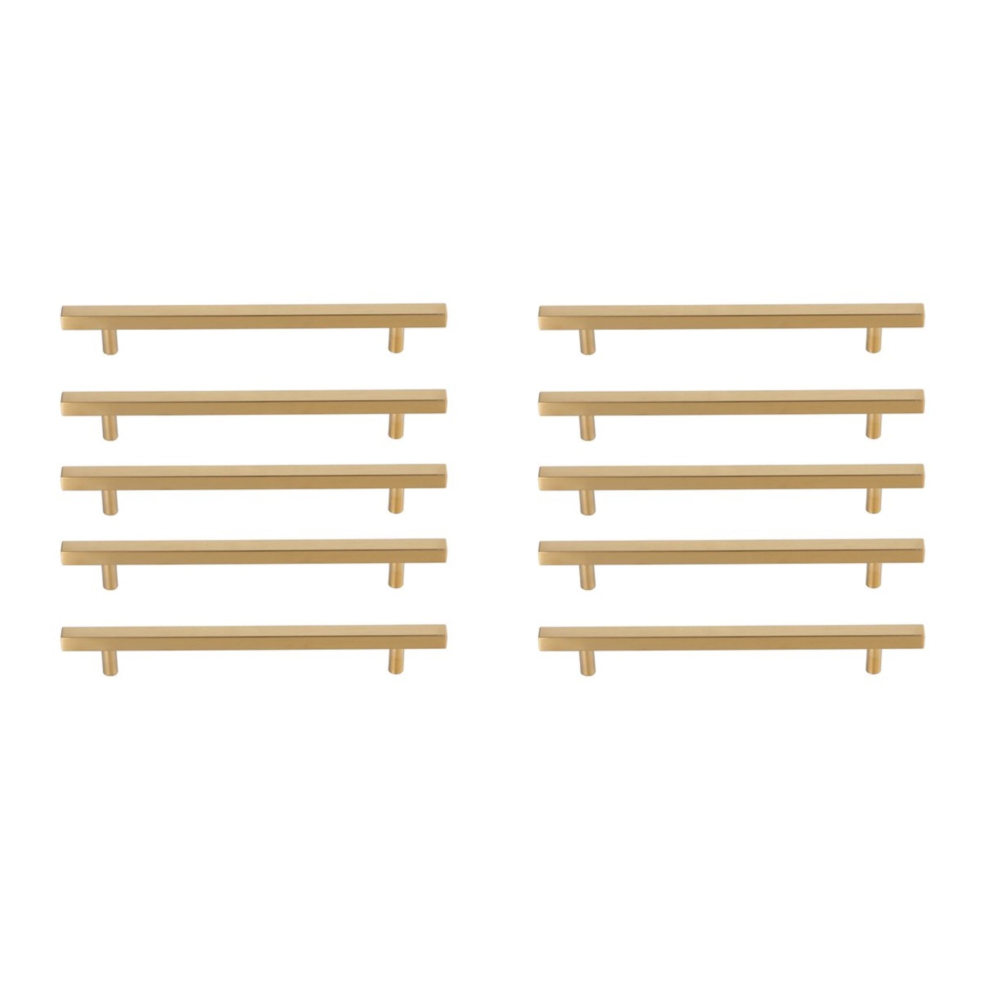 Dior 7-9/16' Center To Center Brass Bar Pull Multipack (Set Of 10)