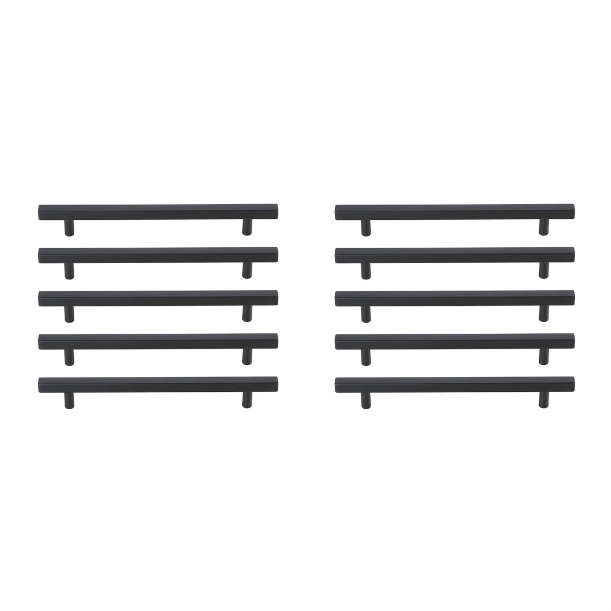 Dior 7-9/16 Center To Center Matte Black Bar Pull Multipack (Set Of 10)