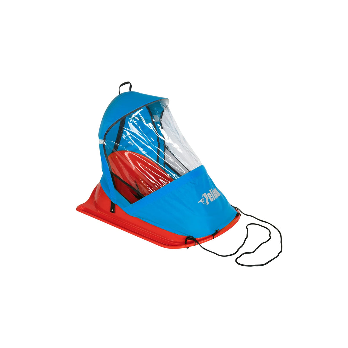 Pelican - Baby Sled Deluxe With Weather Shield, Toddler Sled For Snow, Kids Sled, Durable Sled For Winter Sledding - Children'S Ages Up To 24 Months