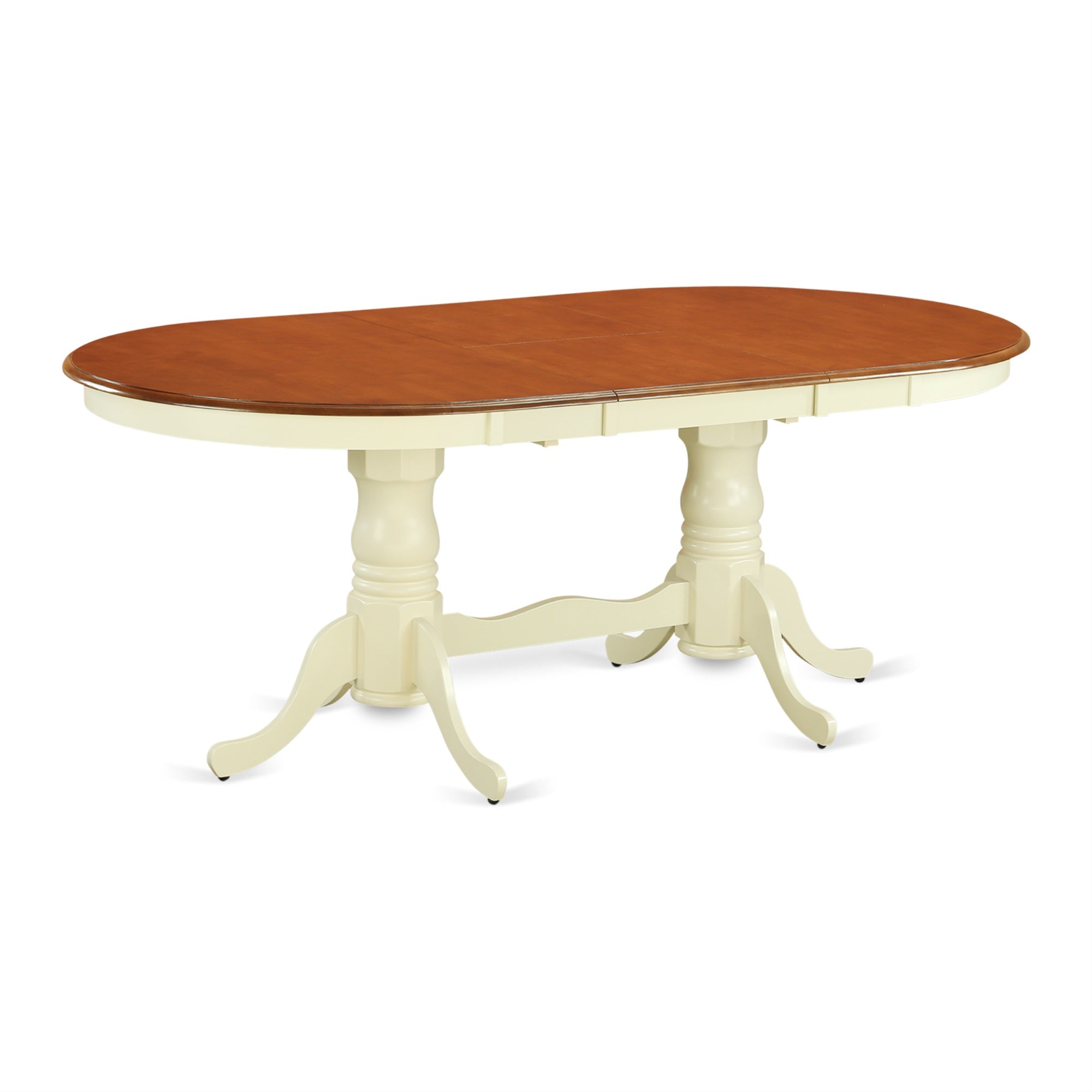Stylish And High-Quality Plke7-Whi-W 7 Pc Dining Room Set - Rubber Wood Table And 6 Chairs - Seats 8 - Perfect For Fashionable Dining Spaces'