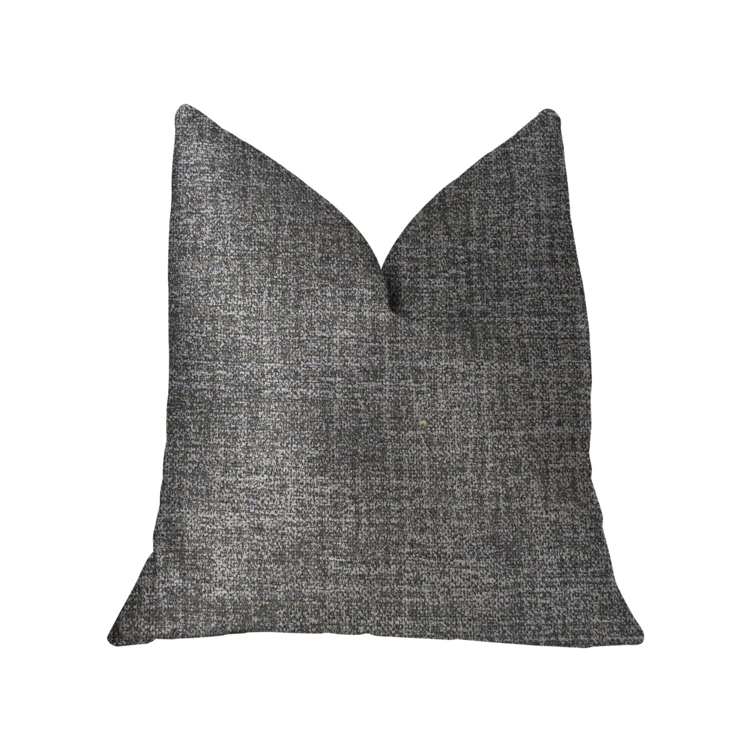 Plutus Dolphin  Gray Luxury Throw Pillow - Double Sided  26 X 26