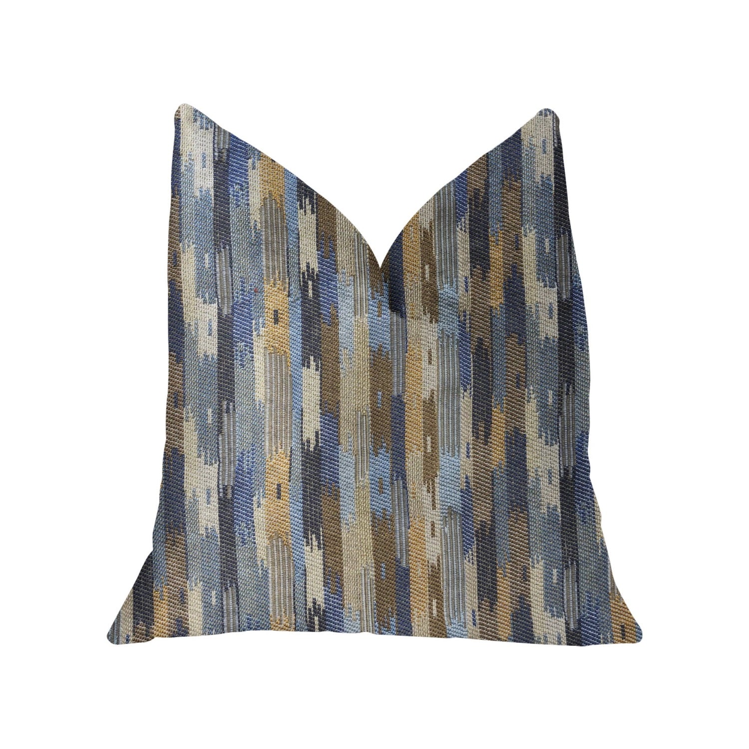 Plutus Hyde Park Multicolor Luxury Throw Pillow - Double Sided  18 X 18