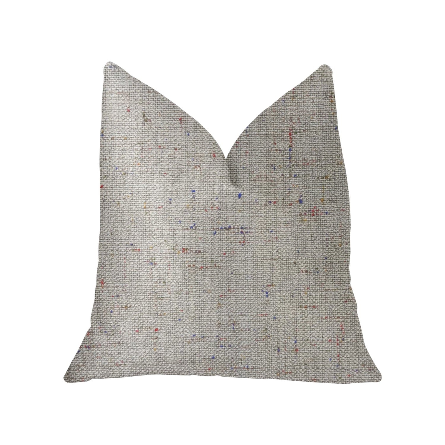 Plutus New Haven Multicolor Luxury Throw Pillow - Double Sided  24 X 24