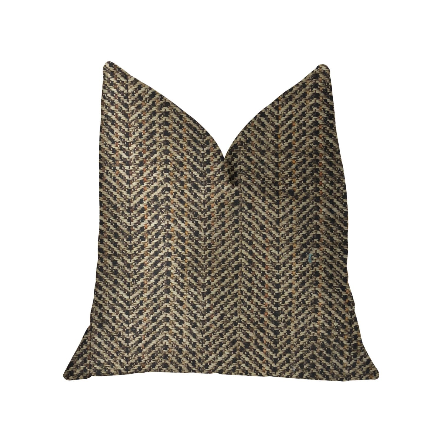Plutus Honeybee Brown Shades Luxury Throw Pillow - Double Sided  22 X 22