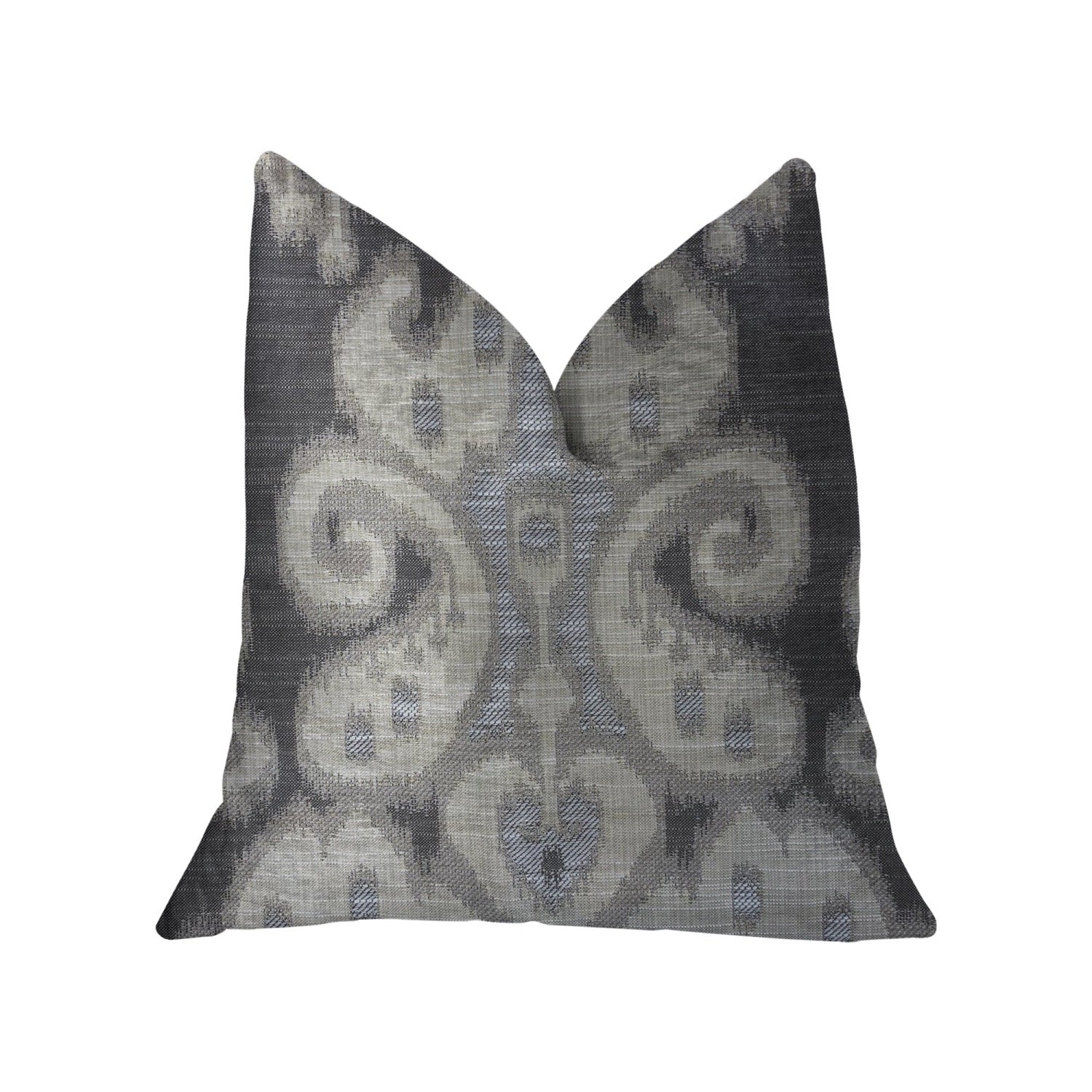 Plutus Social Butterfly Brown Shades Luxury Throw Pillow - Double Sided  12 X 20