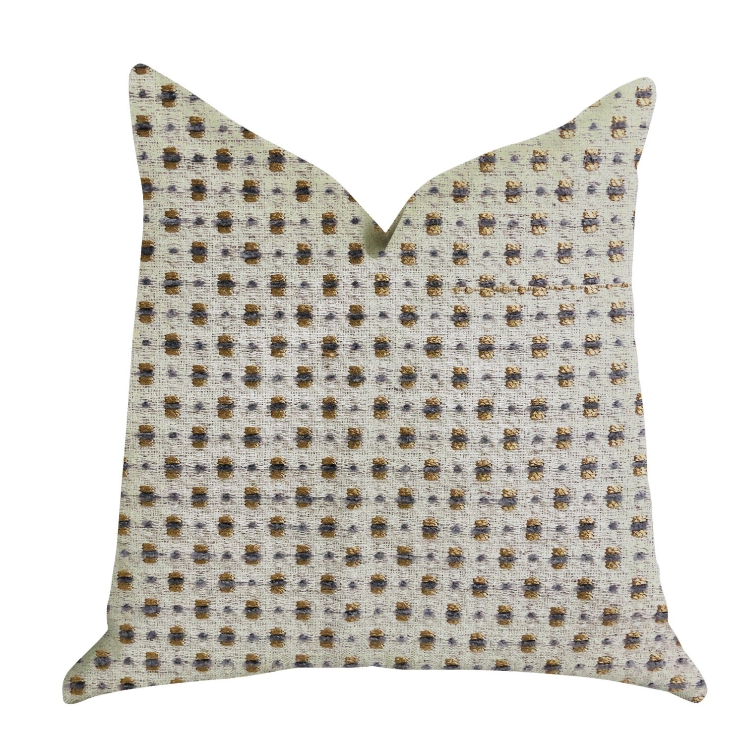 Plutus Haven Pointe Patterned Luxury Throw Pillow  - Double Sided  20 X 26 Standard