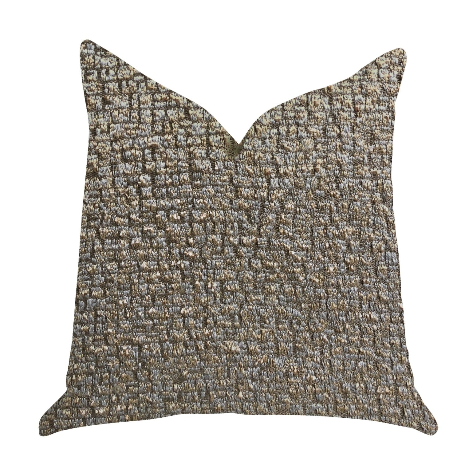 Plutus Moondust Radiance Luxury Throw Pillow In Gold Leaf  - Double Sided  20 X 26 Standard