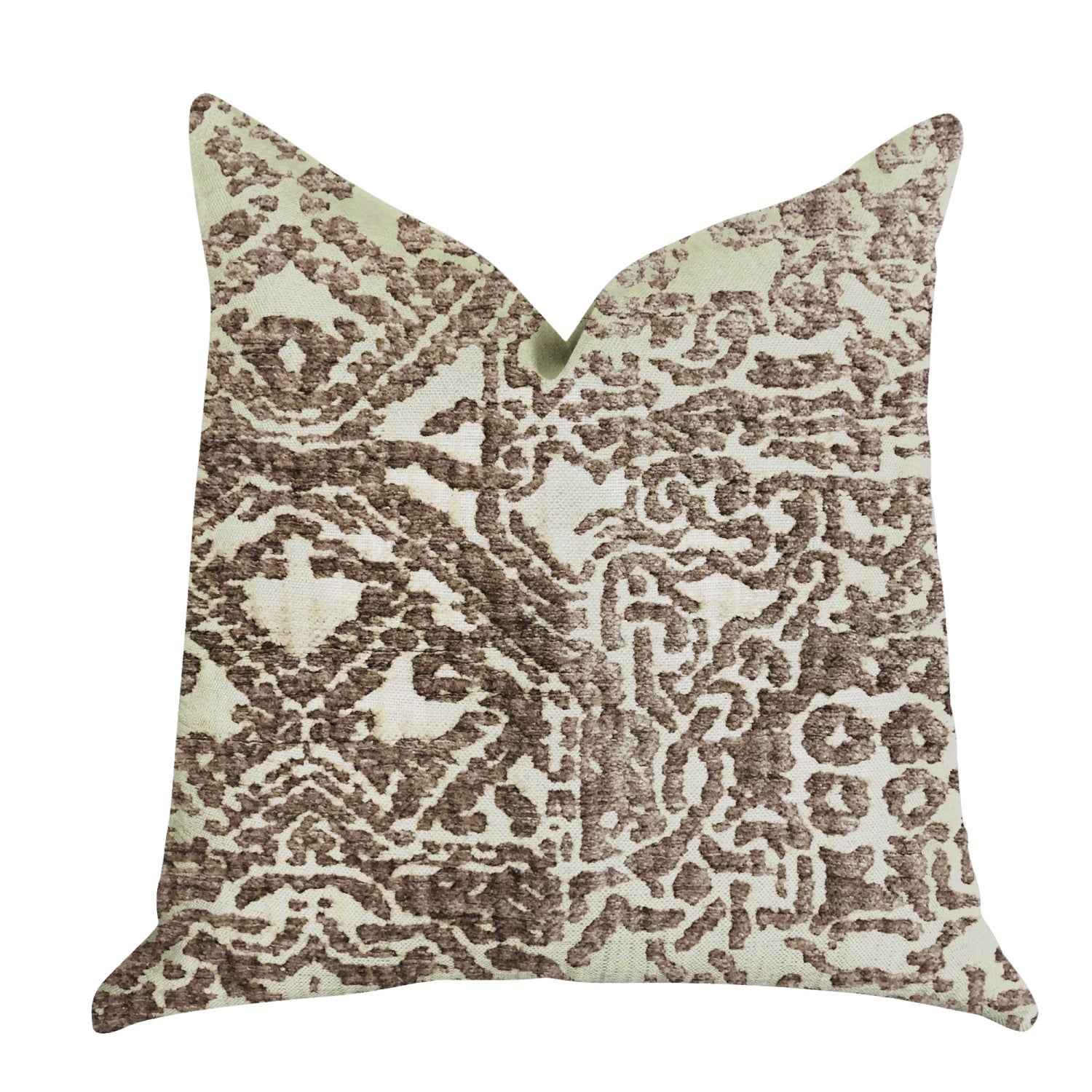 Plutus Dusky Cosmo Textured Luxury Throw Pillow - Double Sided  20 X 20