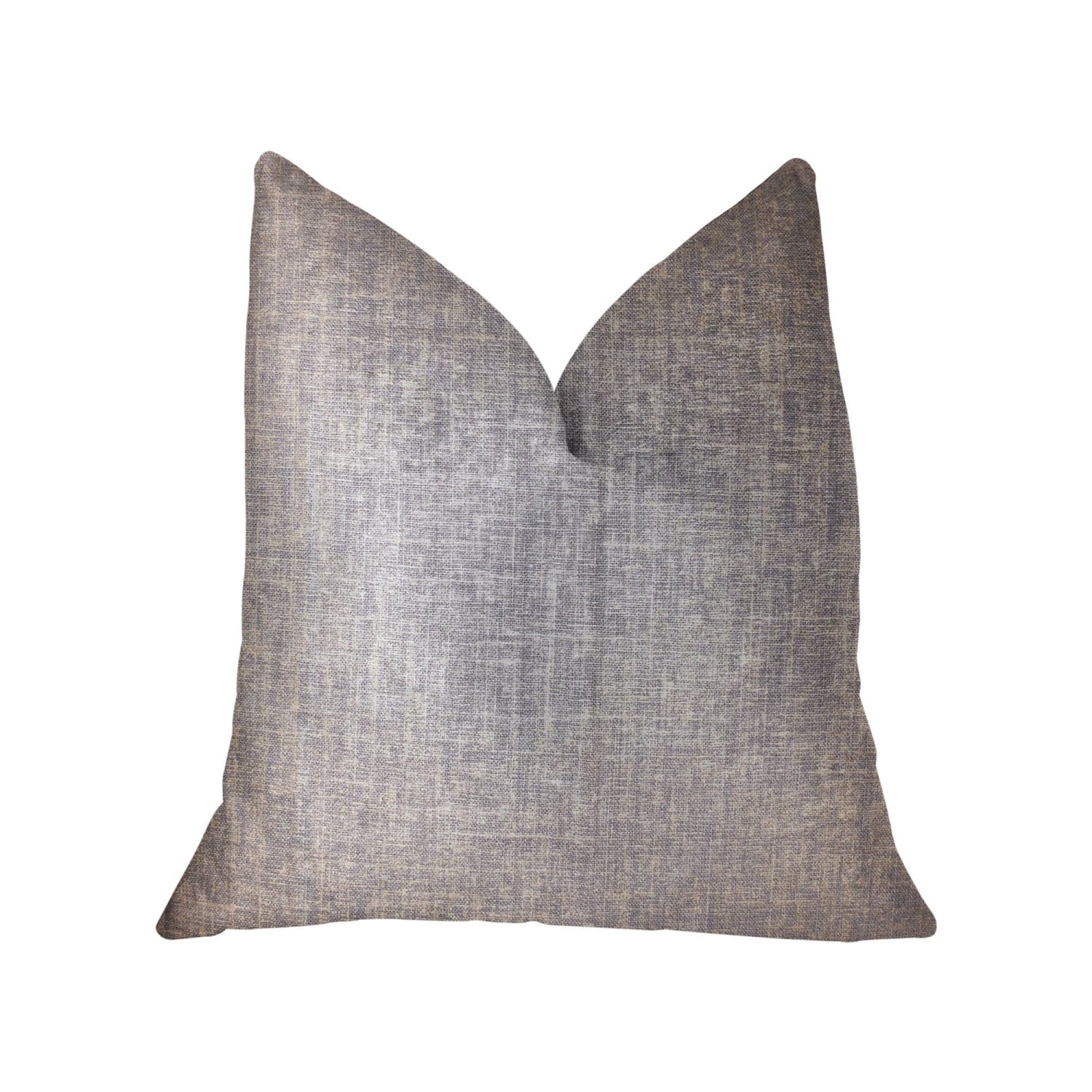 Plutus Radiance Blue Luxury Throw Pillow - Double Sided  26 X 26