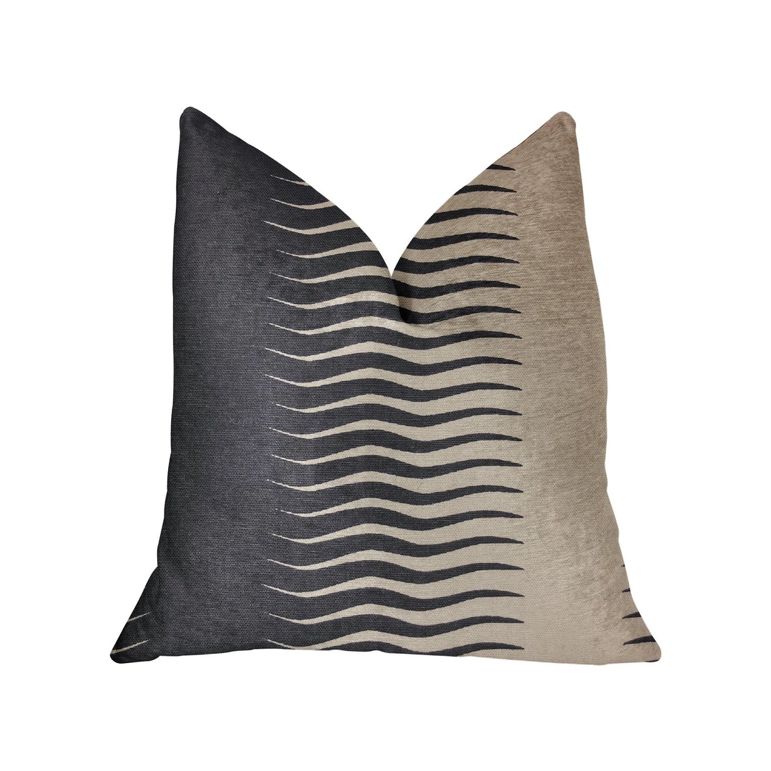 Plutus Dreamland Blue And White Luxury Throw Pillow - Double Sided  20 X 26 Standard