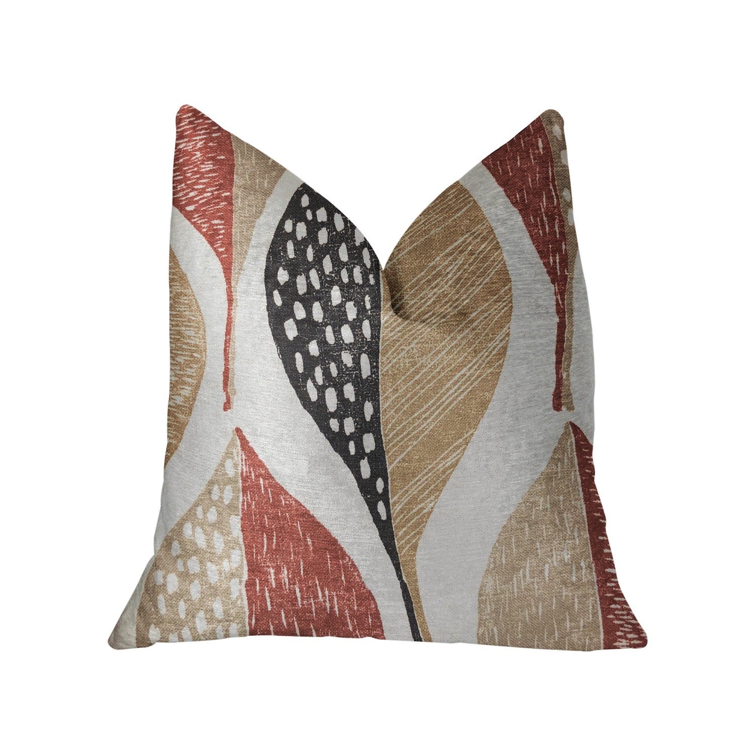 Plutus Oak Valley Multicolor Luxury Throw Pillow - Double Sided  24 X 24