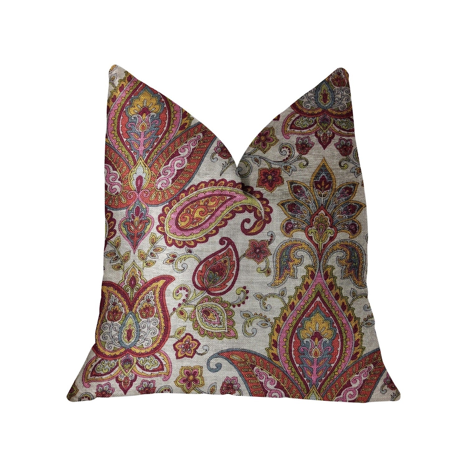 Plutus Tulip Safari  Luxury Throw Pillow - Double Sided  18 X 18