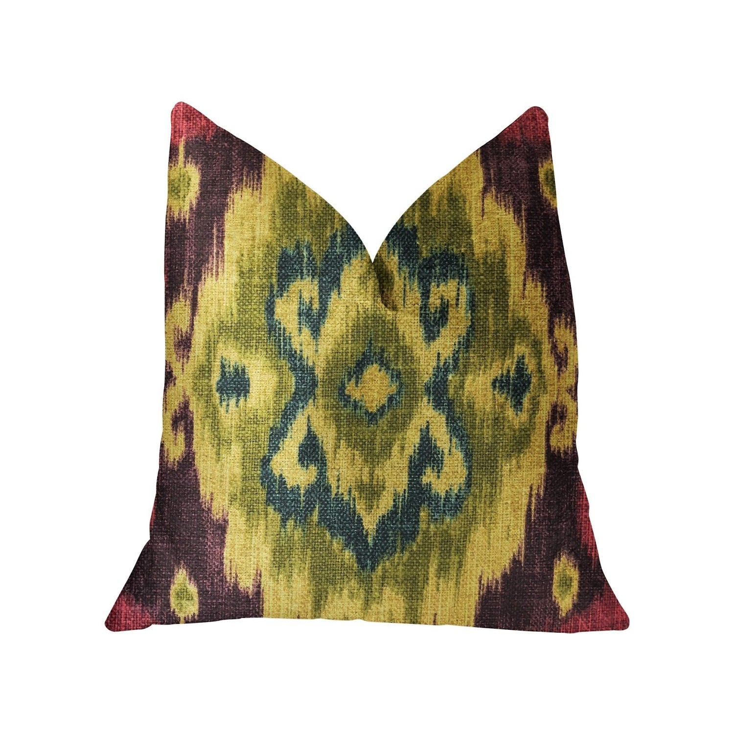 Plutus Destiny Multicolor Luxury Throw Pillow - Double Sided  16 X 16