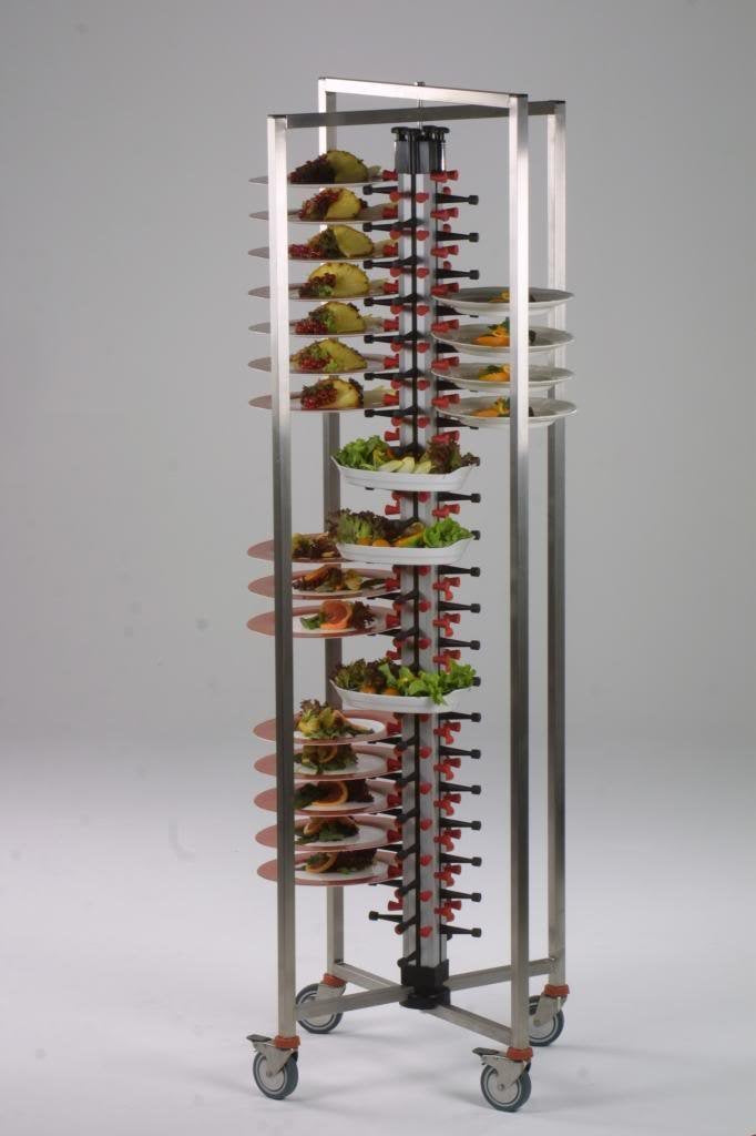 84 Plates Mobile Collapsible  Trolley- Carbon Steel