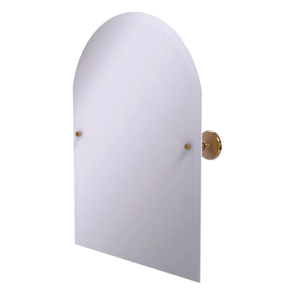 Frameless Arched Top Tilt Mirror with Beveled Edge - PMC-94-BBR