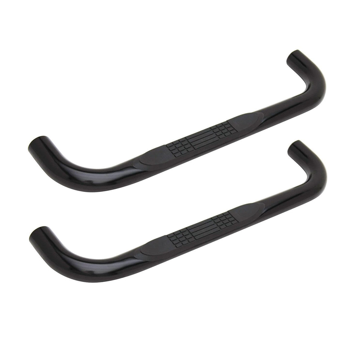 0208 Ram 1500/0309 Ram 2500/3500 Quad Cab Cab Length Black Powder Coat Nerf Bars