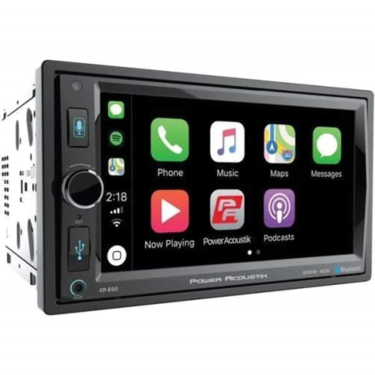 2Din 6.5In Digital Media Source Unit W/Apple Carplay & Bluetooth