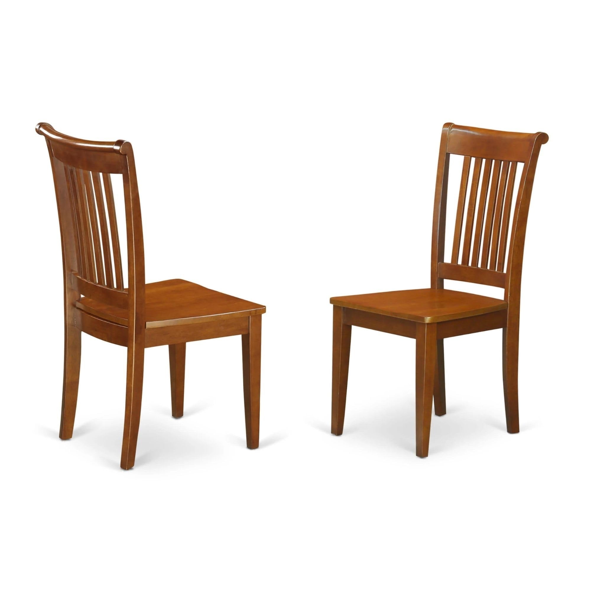 Casafoyer Kitchen Dining Chairs, Set Of 2, Saddle Brown