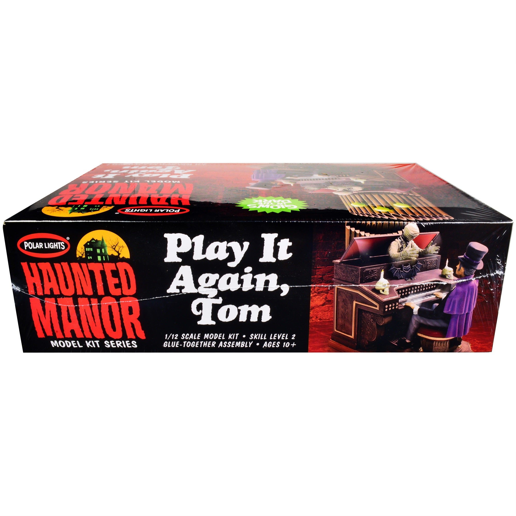 Skill 2 Model Kit Haunted Manor 'Play It Again Tom' Diorama Set 1/12 Scale Model By Polar Lights